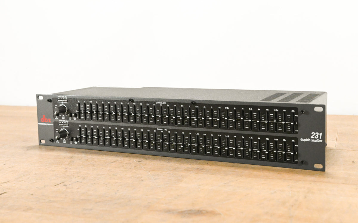 dbx 231 Dual-Channel 31-Band Graphic Equalizer