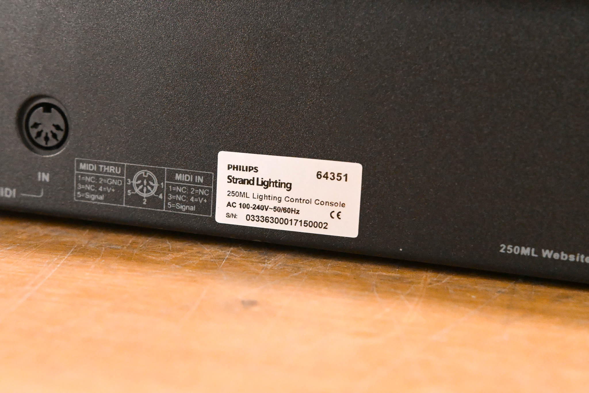 Philips Strand Lighting 250ML Lighting Control Console (NO POWER SUPPLY)