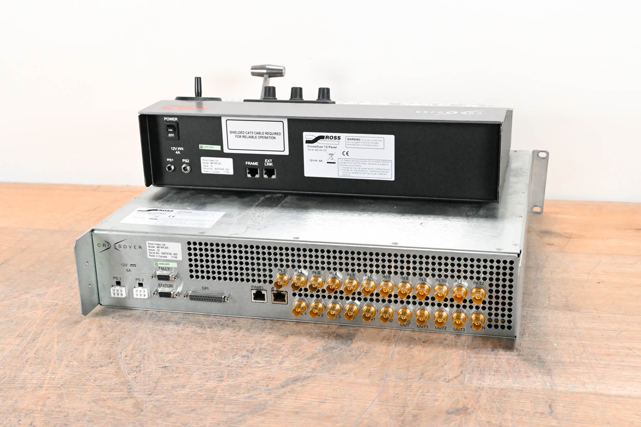 Ross CrossOver 12 12-Input HD Production Switcher (NO POWER SUPPLY)