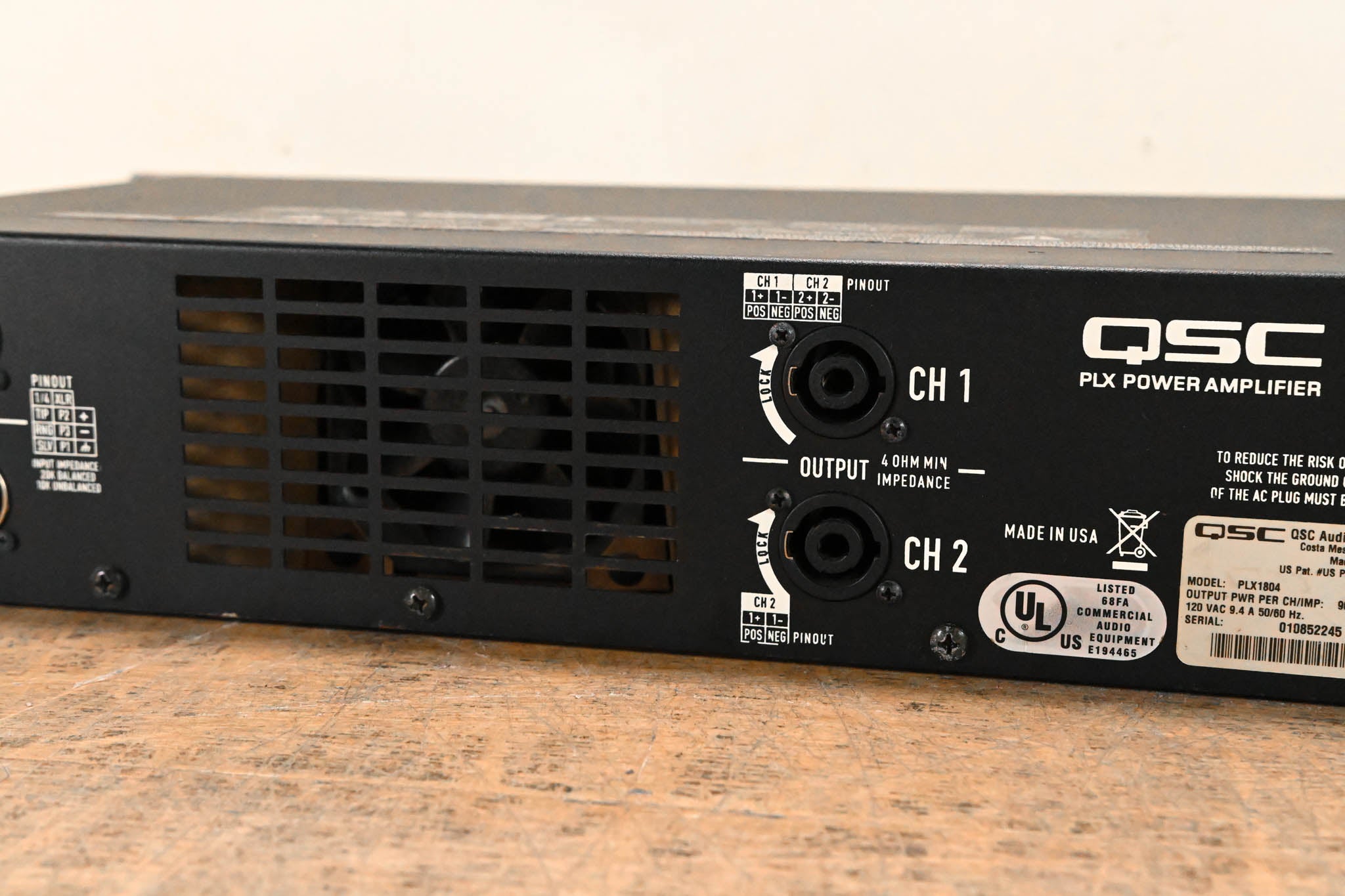 QSC PLX1804 2-Channel Power Amplifier