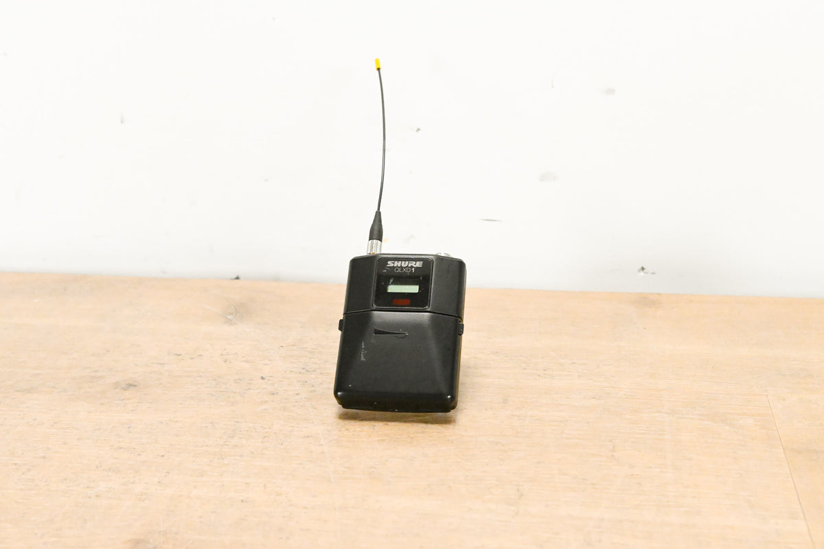 Shure QLXD1 Digital Wireless Bodypack Transmitter G50 Band: 470-534 MHz