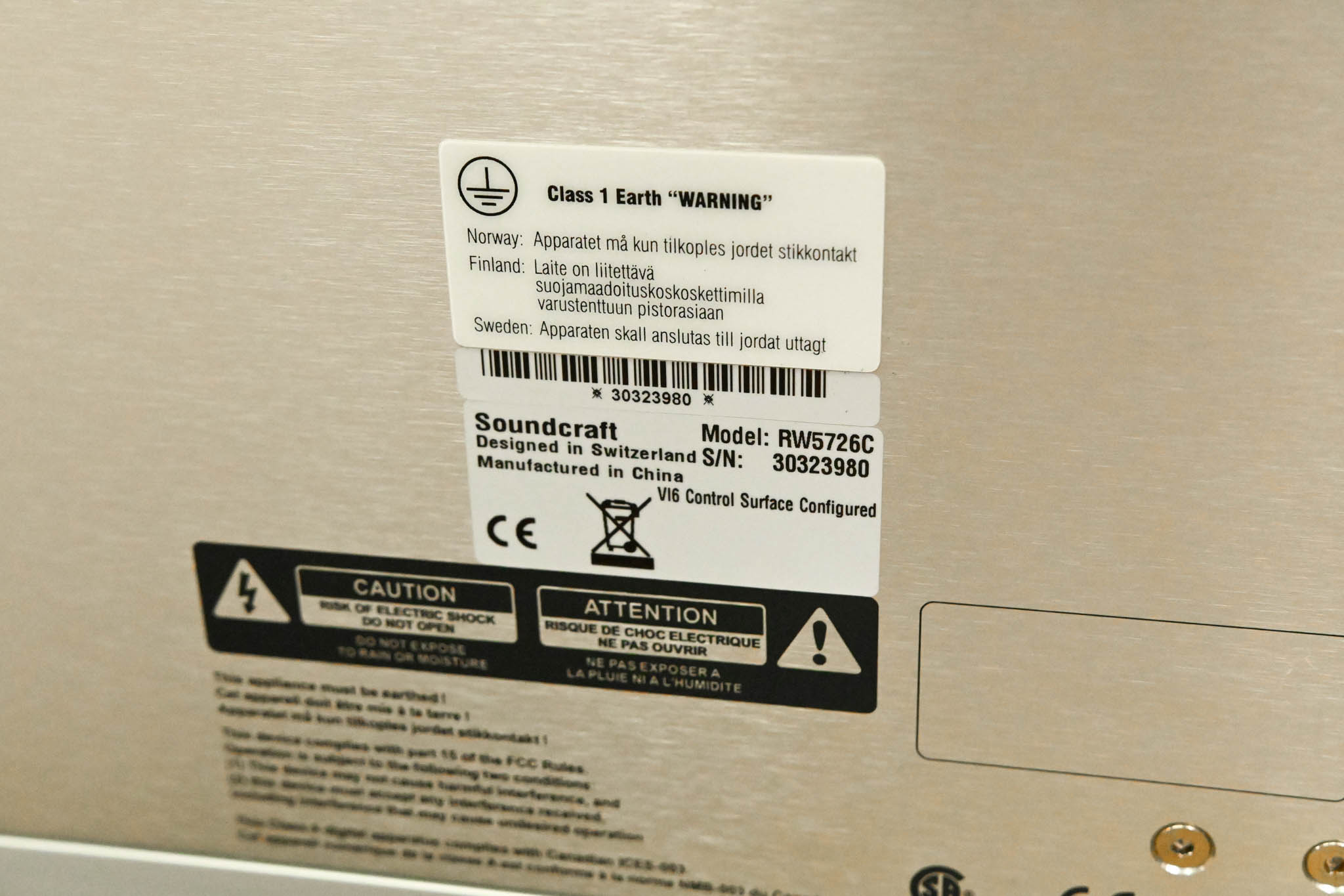 Soundcraft Vi6 Console w/ Local Rack and Stage Boxes