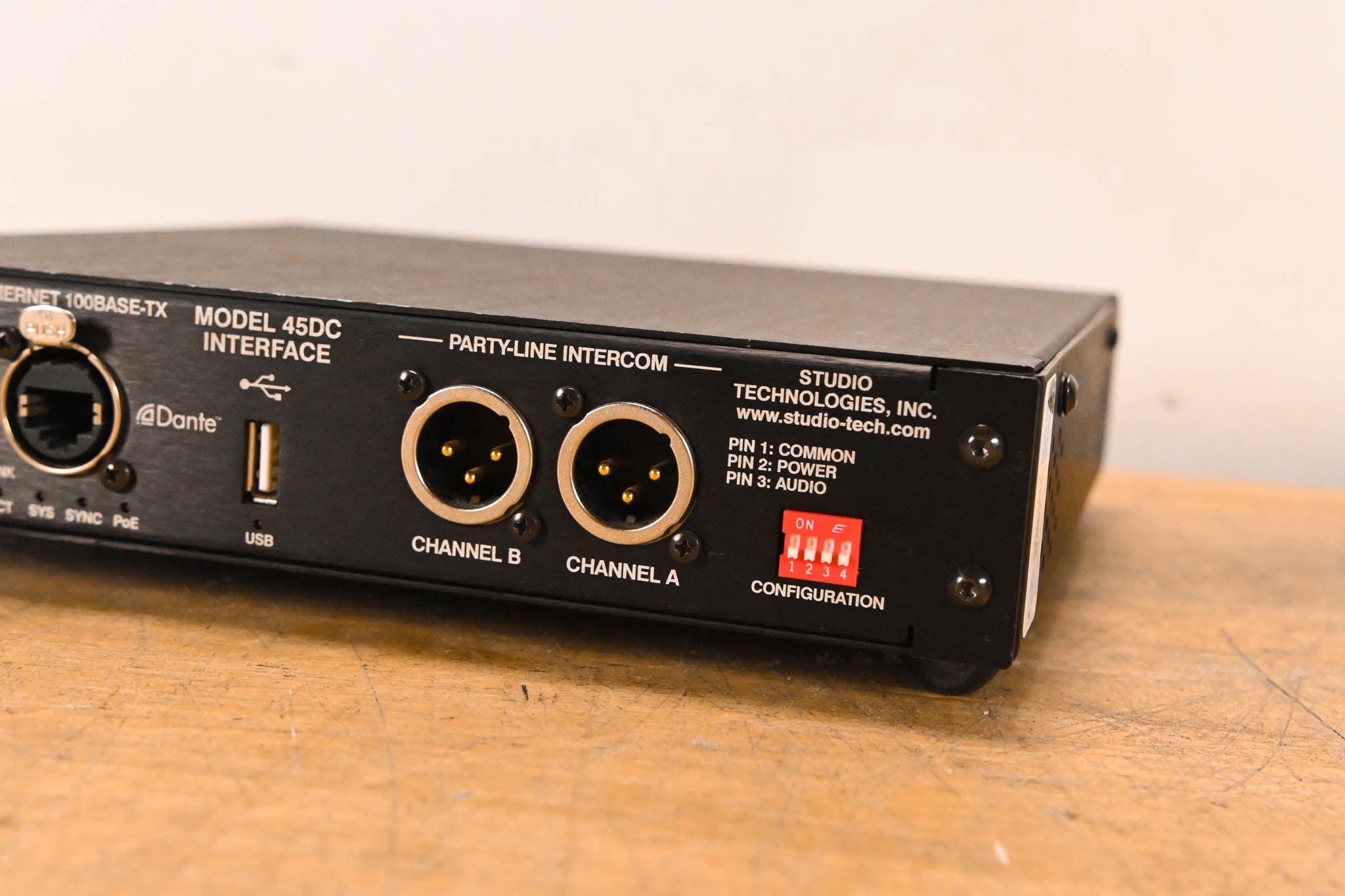 Studio Technologies 45DC Dante Intercom Interface (NO PSU)