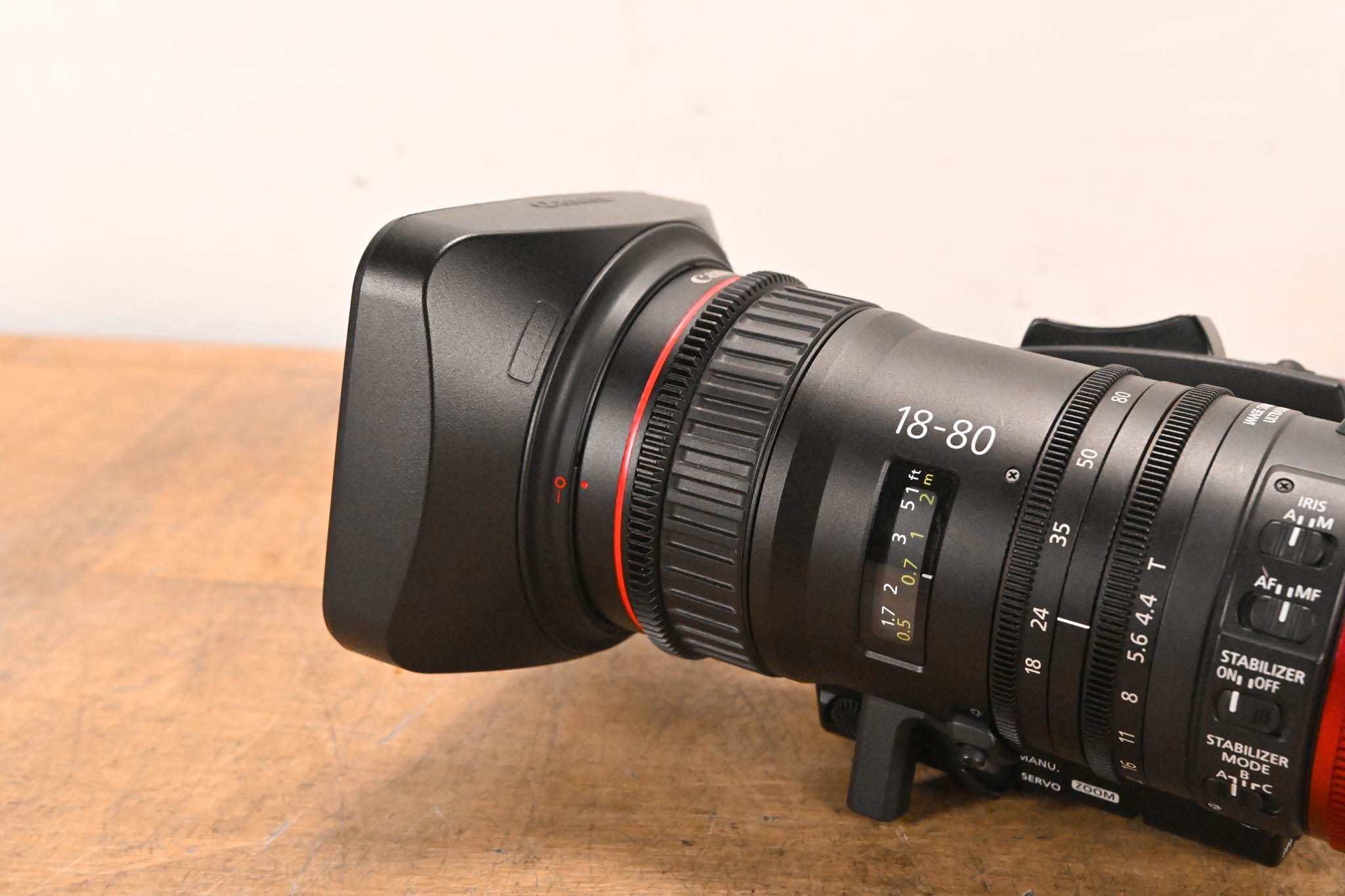 Canon CN-E 18-80mm T4.4 Compact-Servo Cine Zoom Lens (EF Mount)