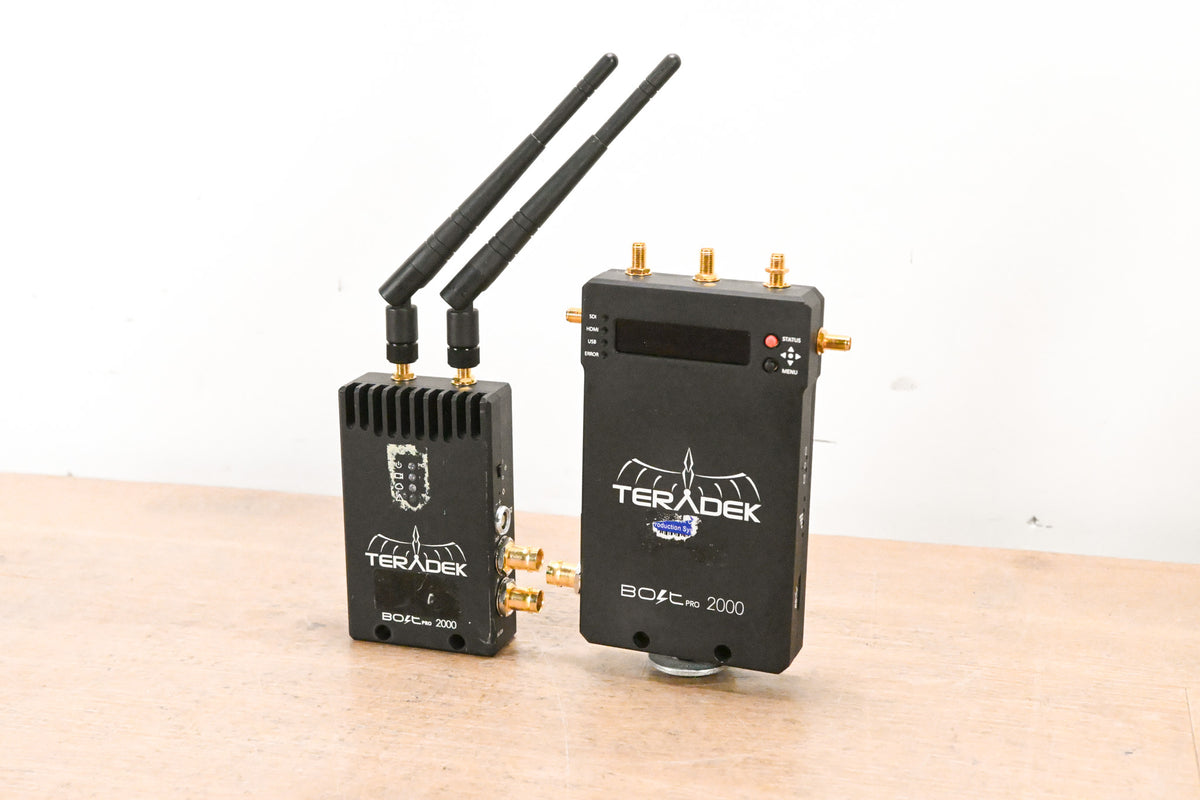 Teradek Bolt Pro 2000 Video Transmitter / Receiver Set NO POWER SUPPLY