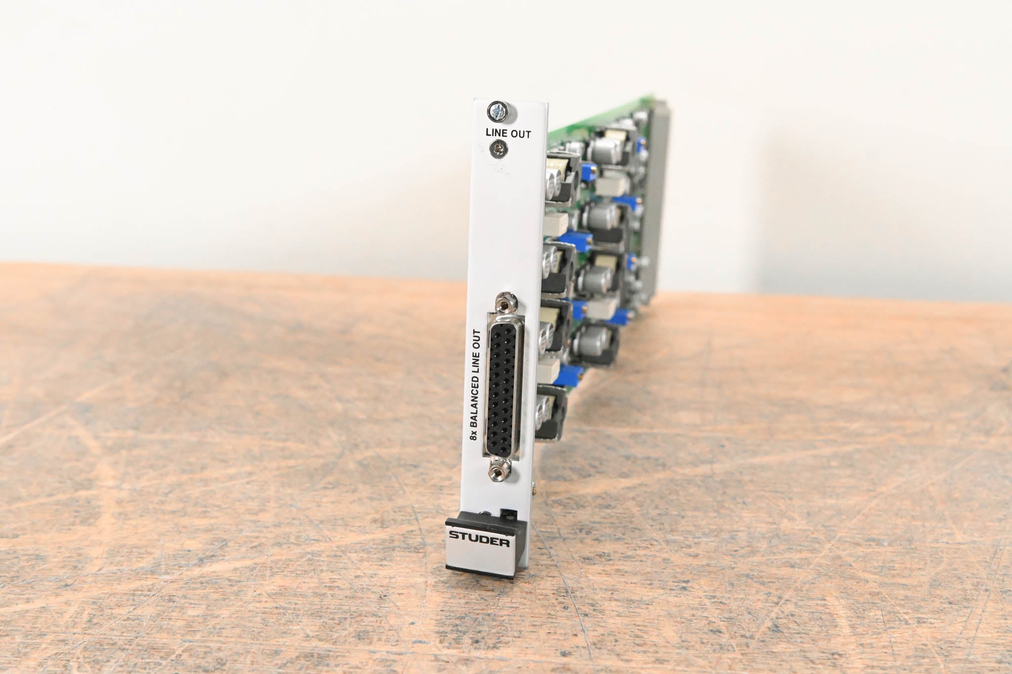 Studer 8-Channel Analog Line Out Card for D21m & D23m Modular I/O System