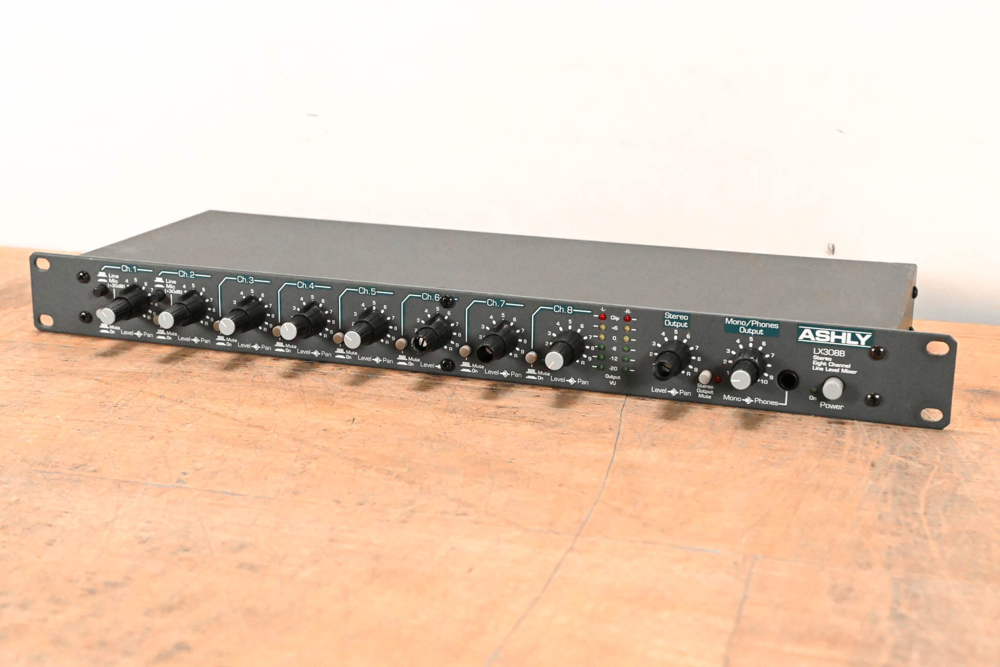 Ashly LX-308B 8-Channel Stereo Line Mixer