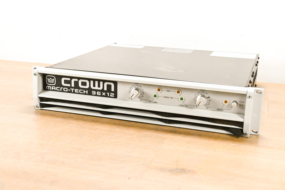 Crown Macro-Tech 36x12 2-Channel Power Amplifier