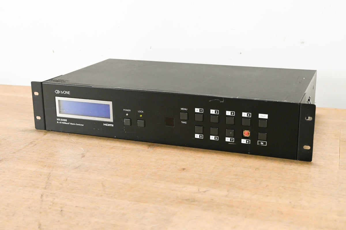 TV One MX-8488 8x8 HDMI HDBaseT Matrix Router (NO POWER SUPPLY)