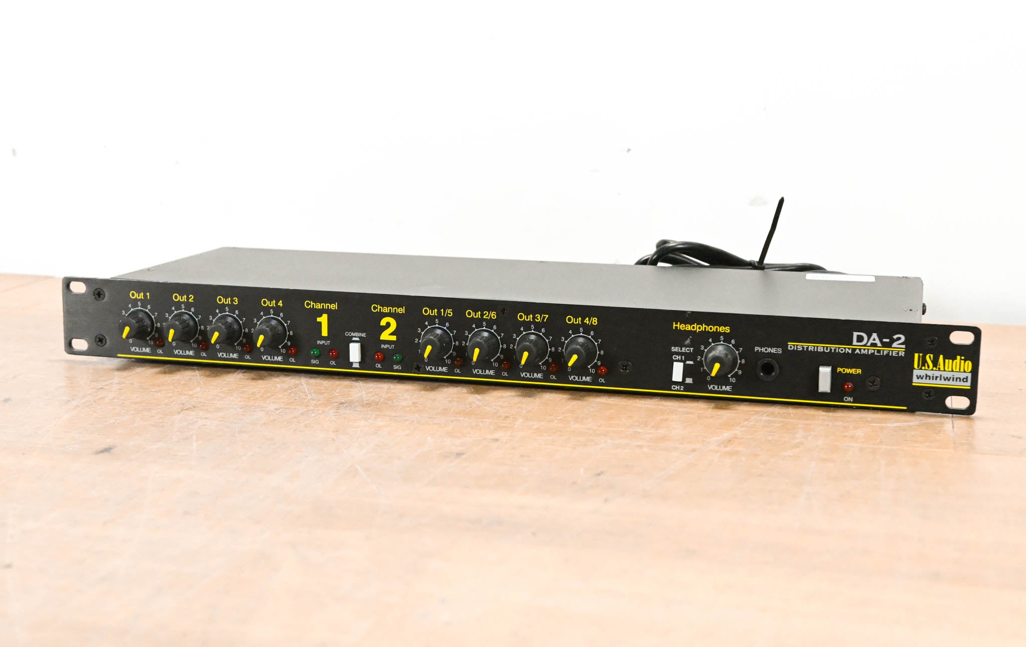 U.S. Audio Whirlwind DA-2 Dual-Channel Audio Distribution Amplifier