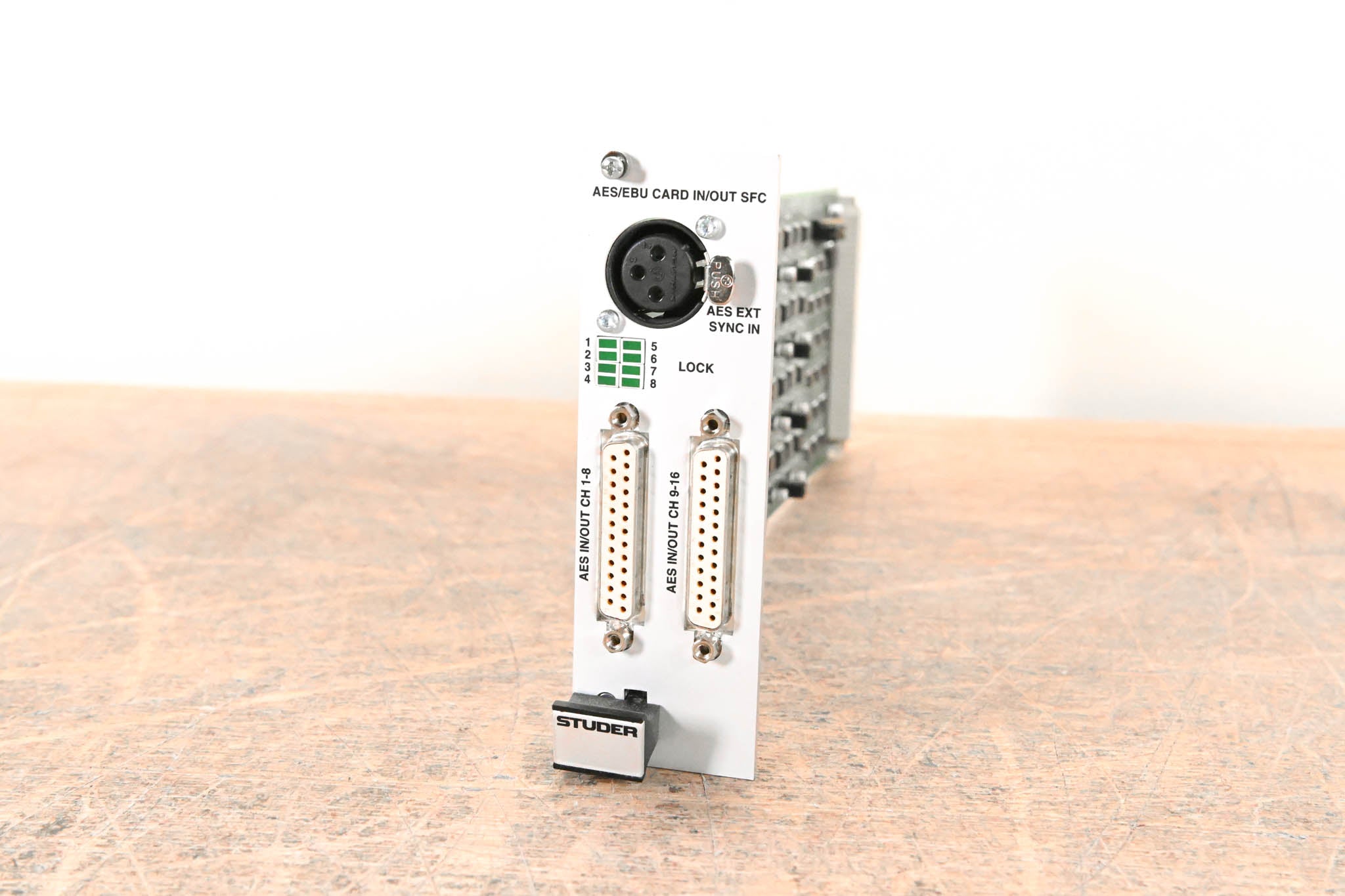Studer 16-ch in/16-ch out AES/EBU Card for D21m Modular I/O System