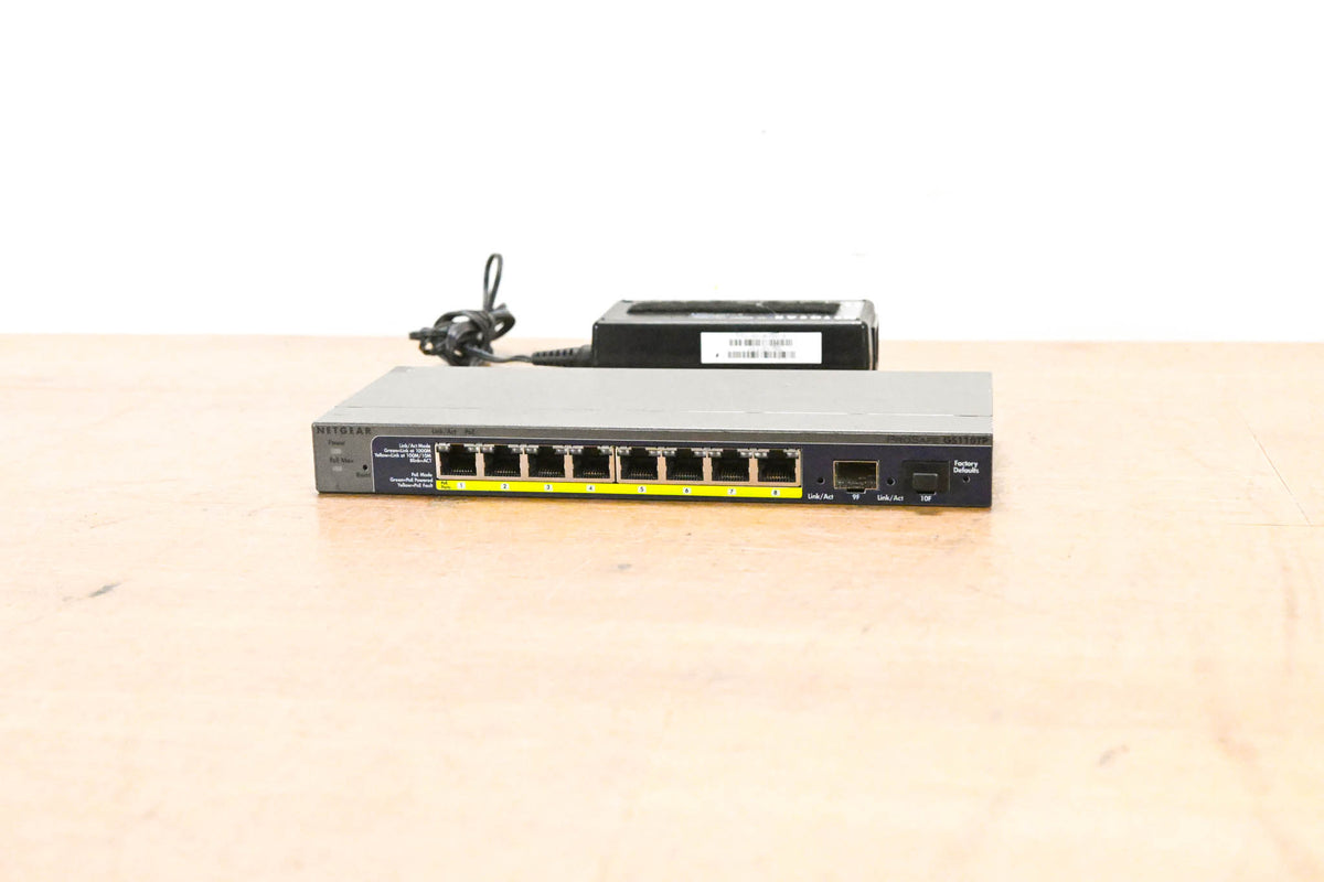 NETGEAR ProSAFE GS110TP v2 8-Port Gigabit PoE Managed Switch w/ SFP