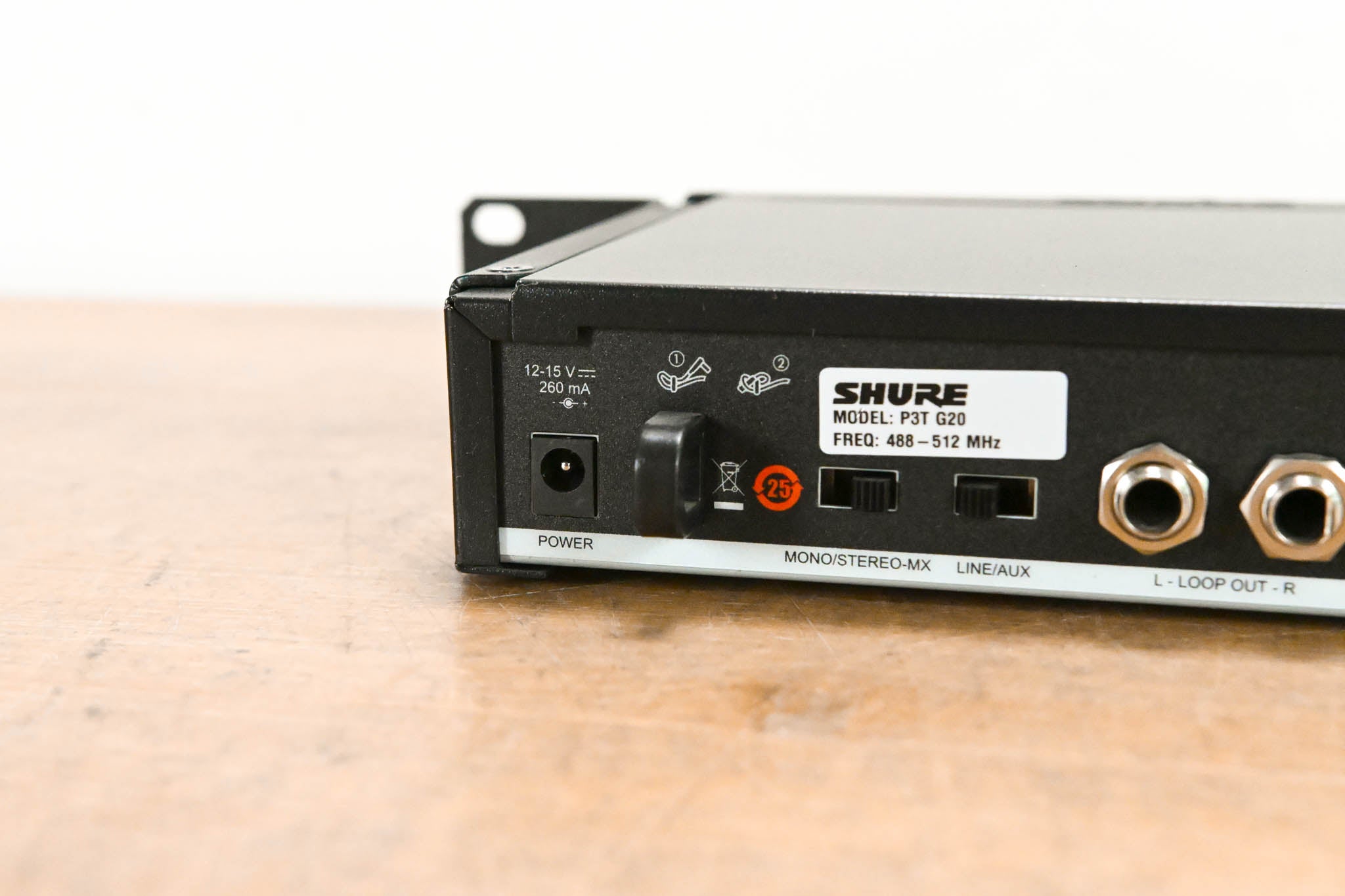 Shure PSM 300 Wireless IEM System G20 Range: 488-512 MHz (NO PSU)
