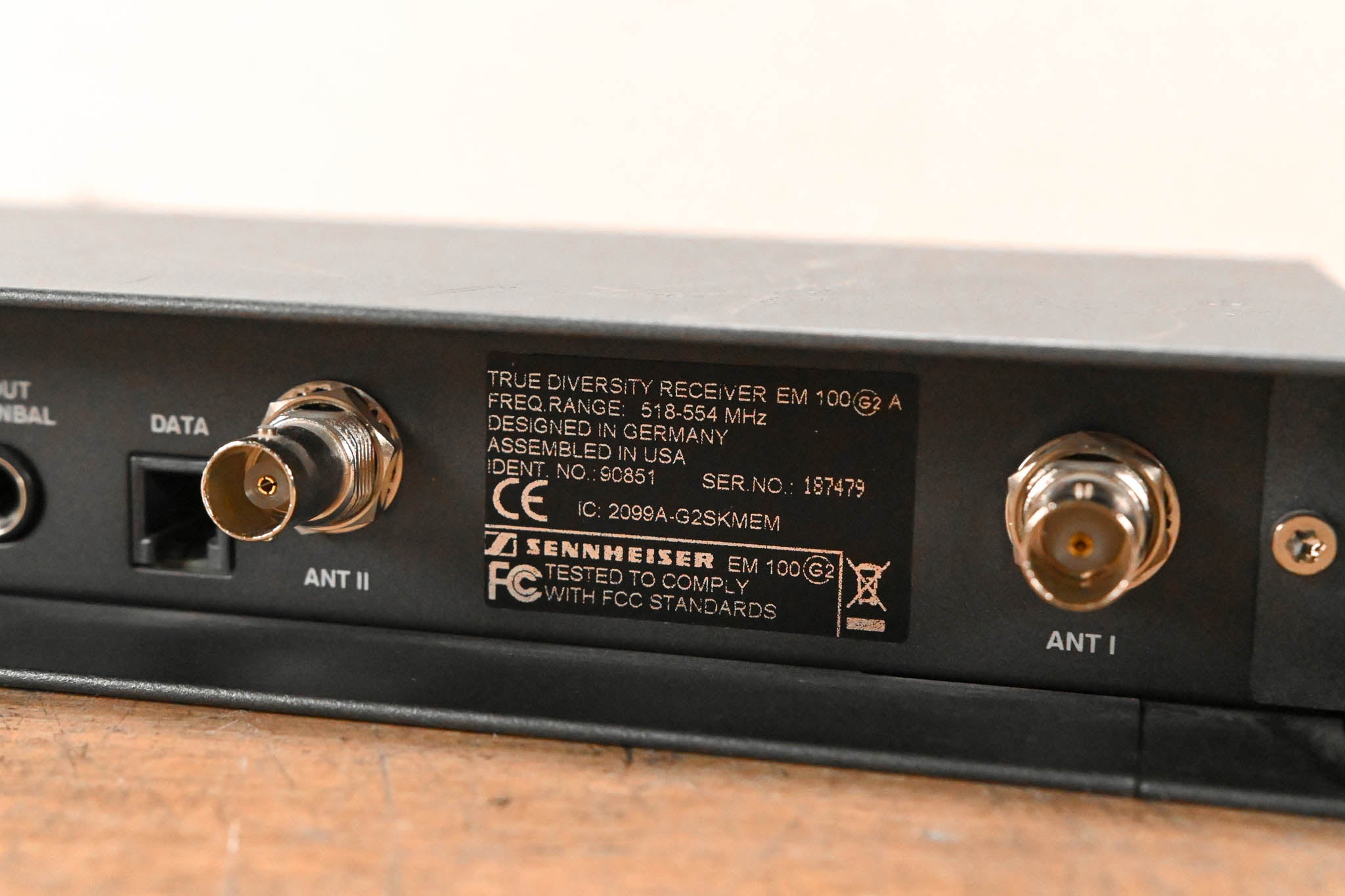 Sennheiser ew 100 G2 Bodypack Wireless System 518-554MHz NO POWER SUPPLY