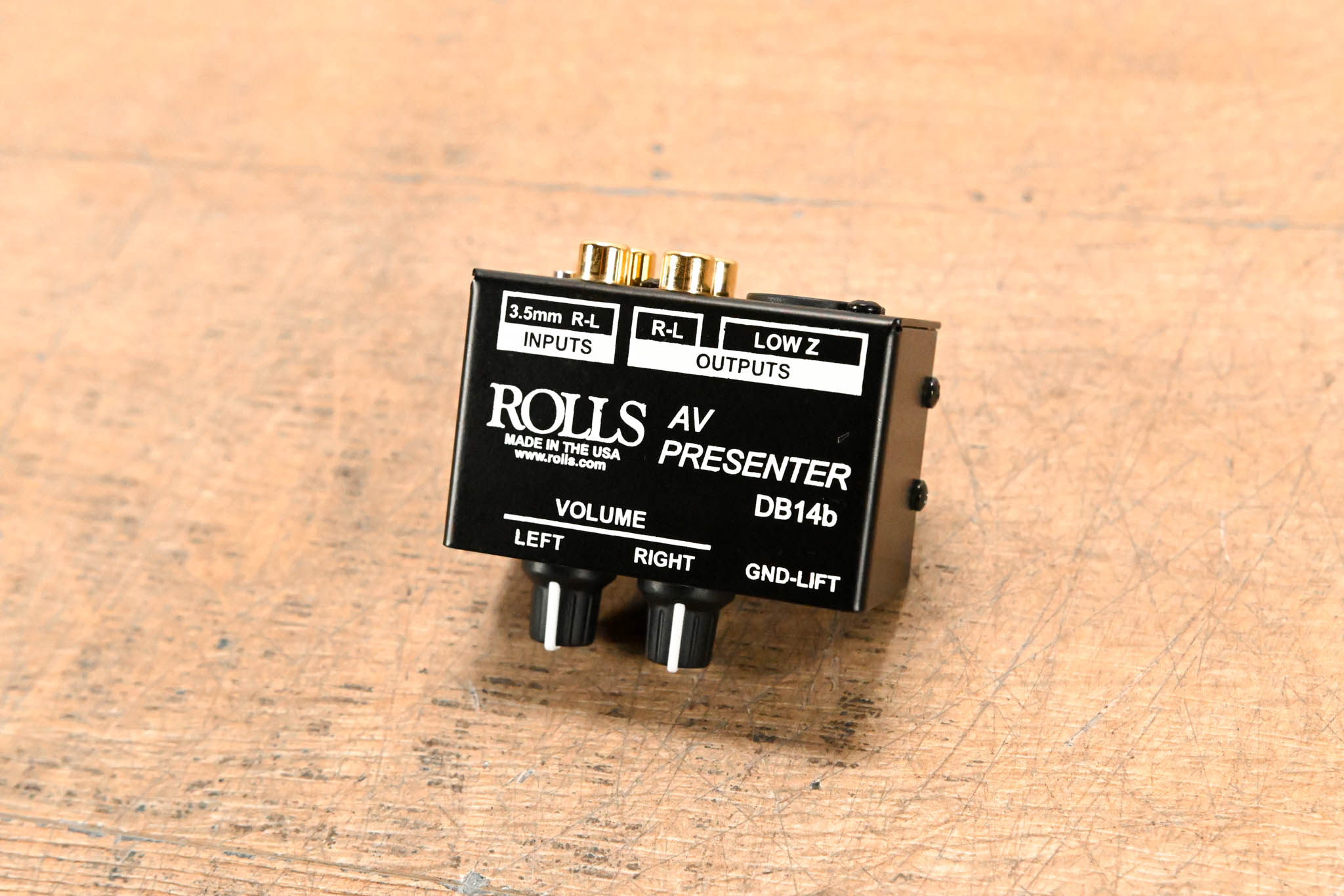 Rolls DB14b A/V Presenter Stereo Direct Box