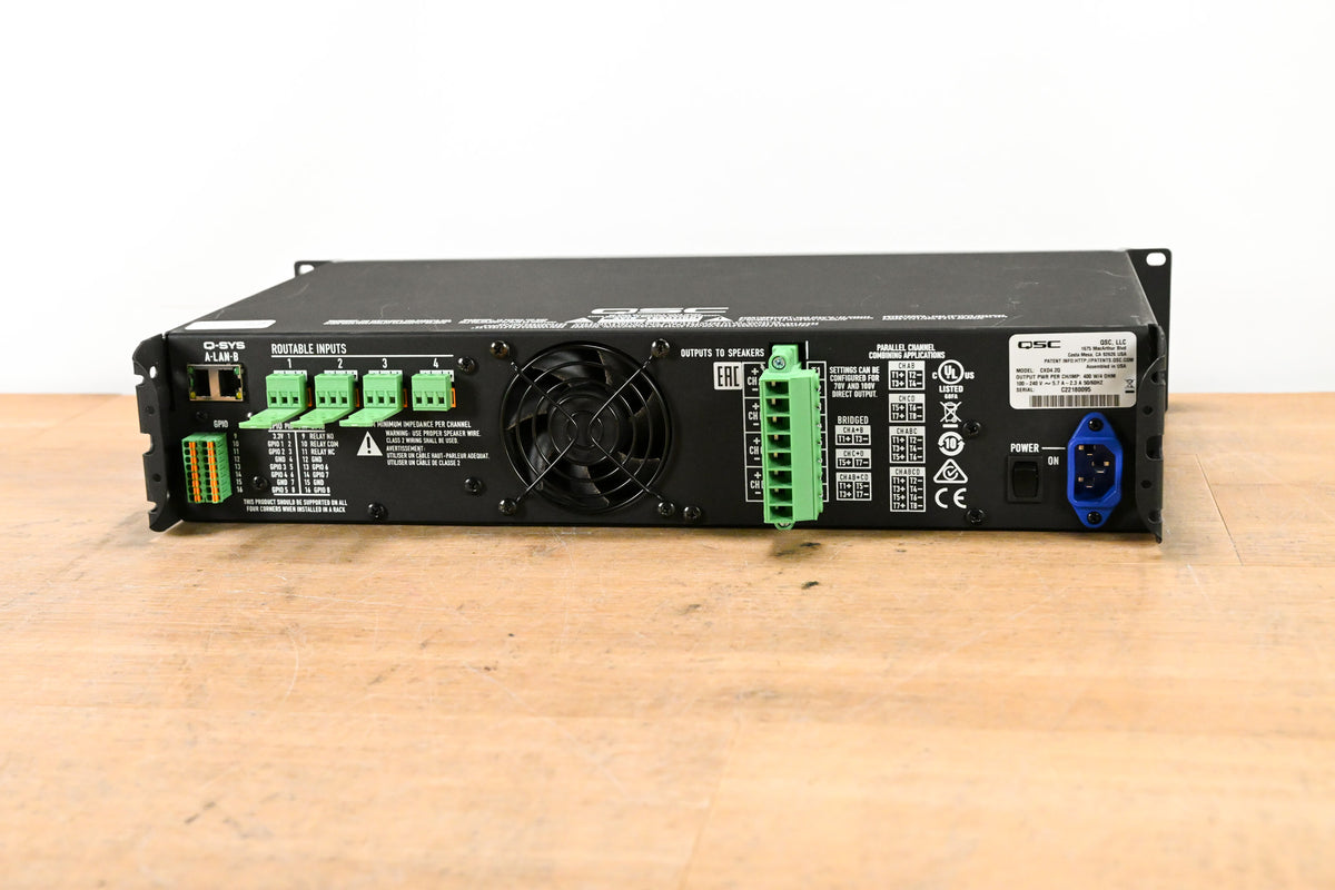 QSC CXD4.2Q 4-Channel, 2000W Network Amplifier
