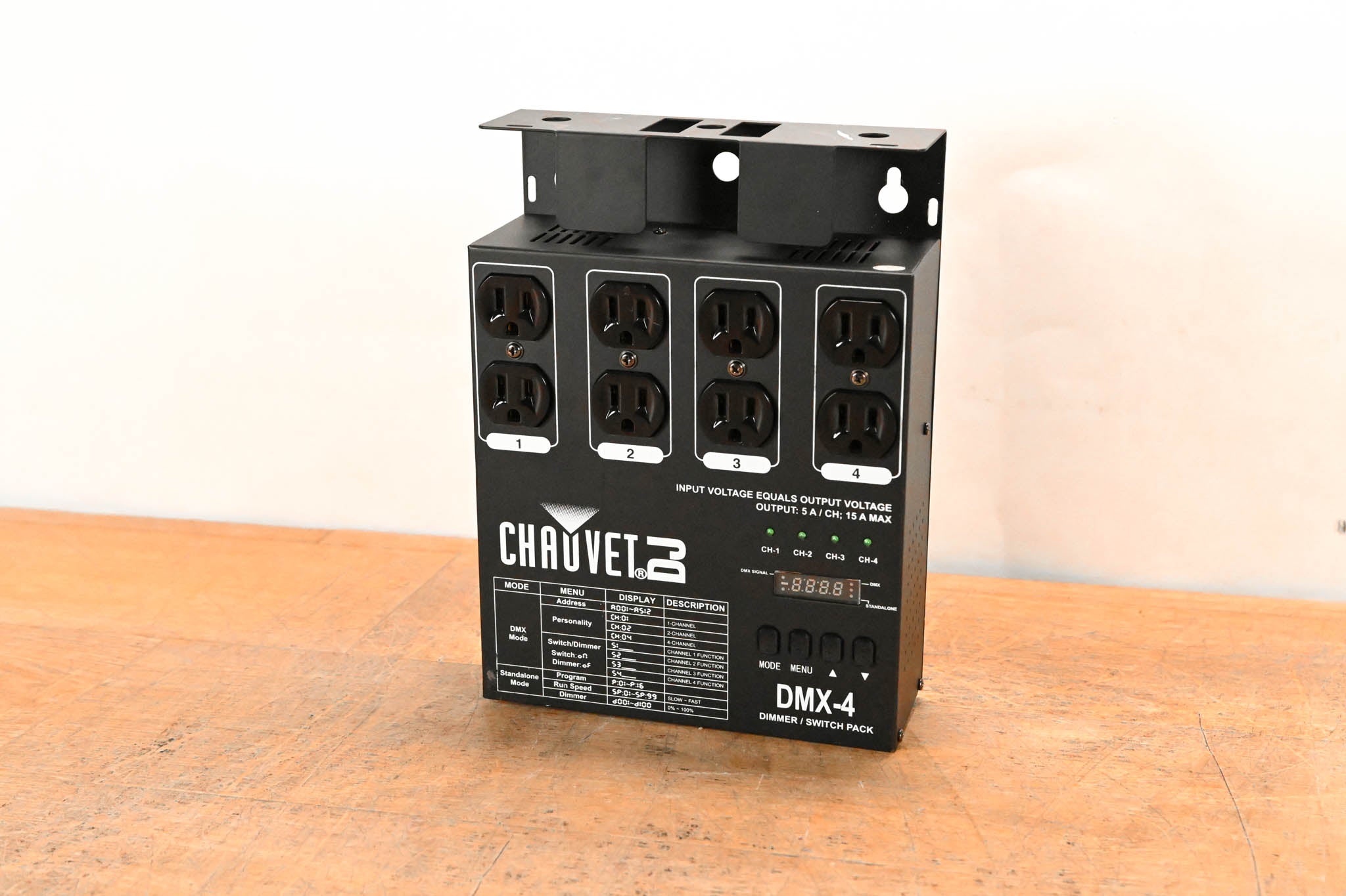 Chauvet DMX-4 4-Channel DMX Dimmer/Relay Pack