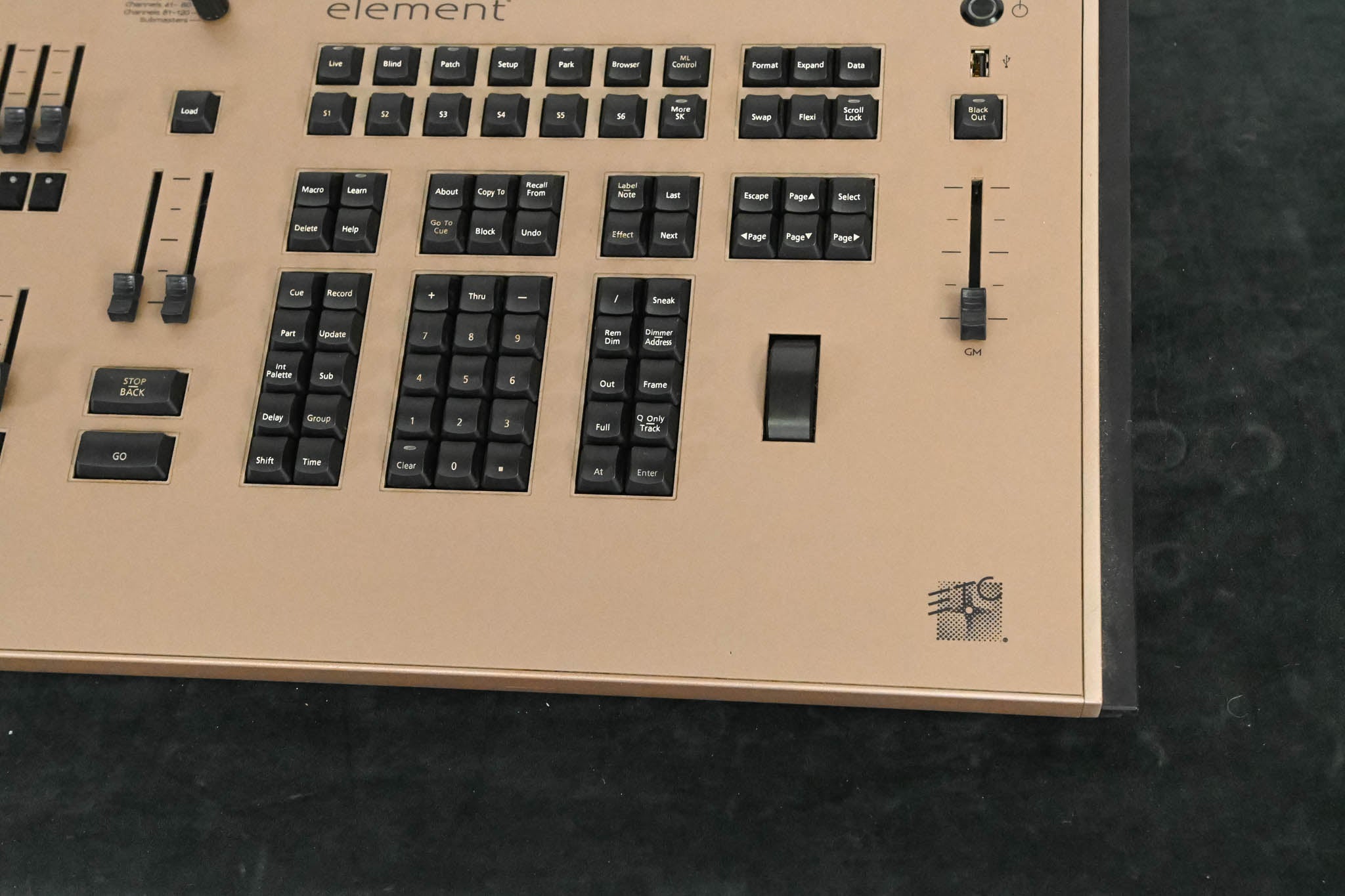 ETC Element 40-Fader 250-Channel Lighting Control Console