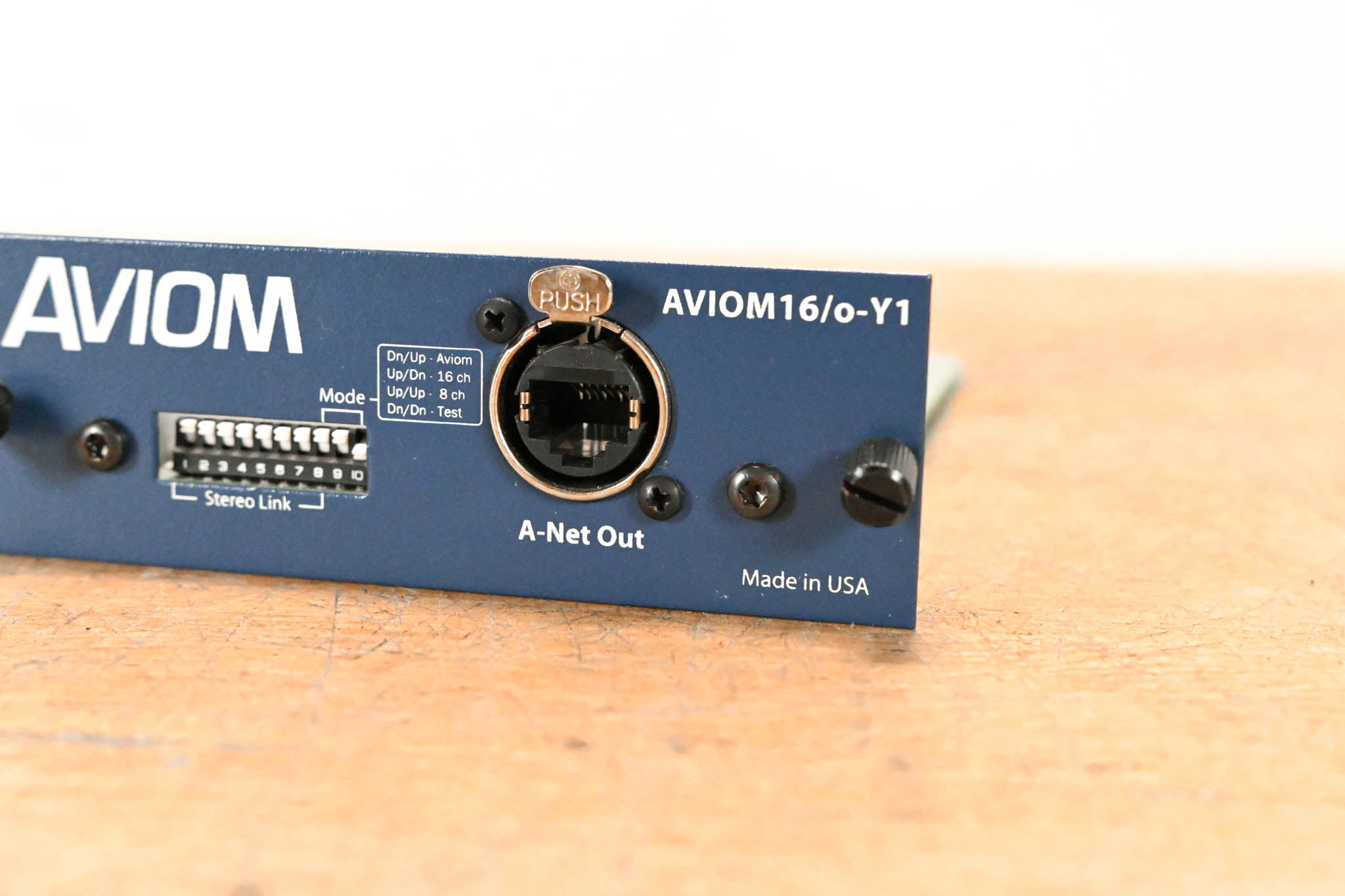 Aviom 16/o-Y1 A-Net Card for Yamaha Digital Products