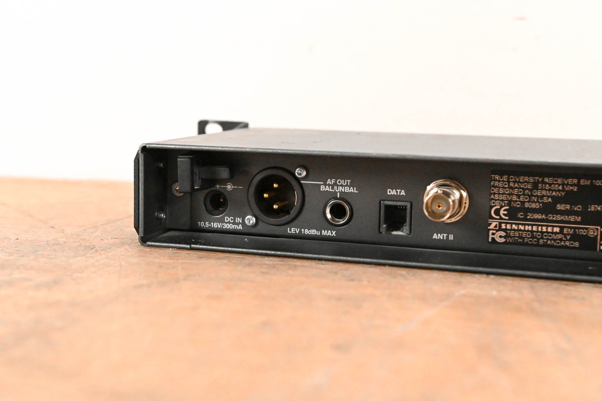 Sennheiser EM 100 G2 Wireless Receiver - 518-554 MHz (NO POWER SUPPLY)