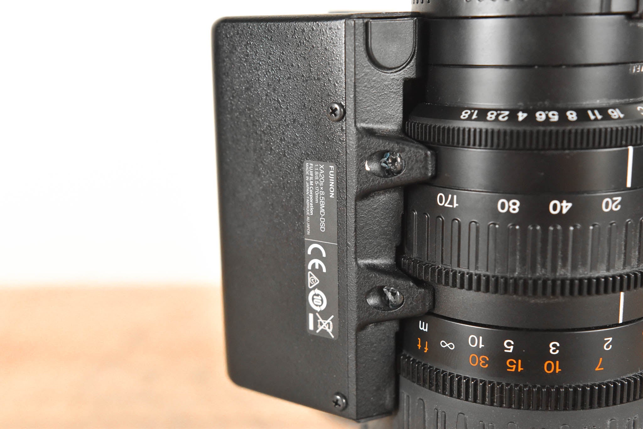 Fujinon XA20sx8.5BMD-DSD 8.5-170mm f/1.8-2.7 Zoom Lens with Motor Drive