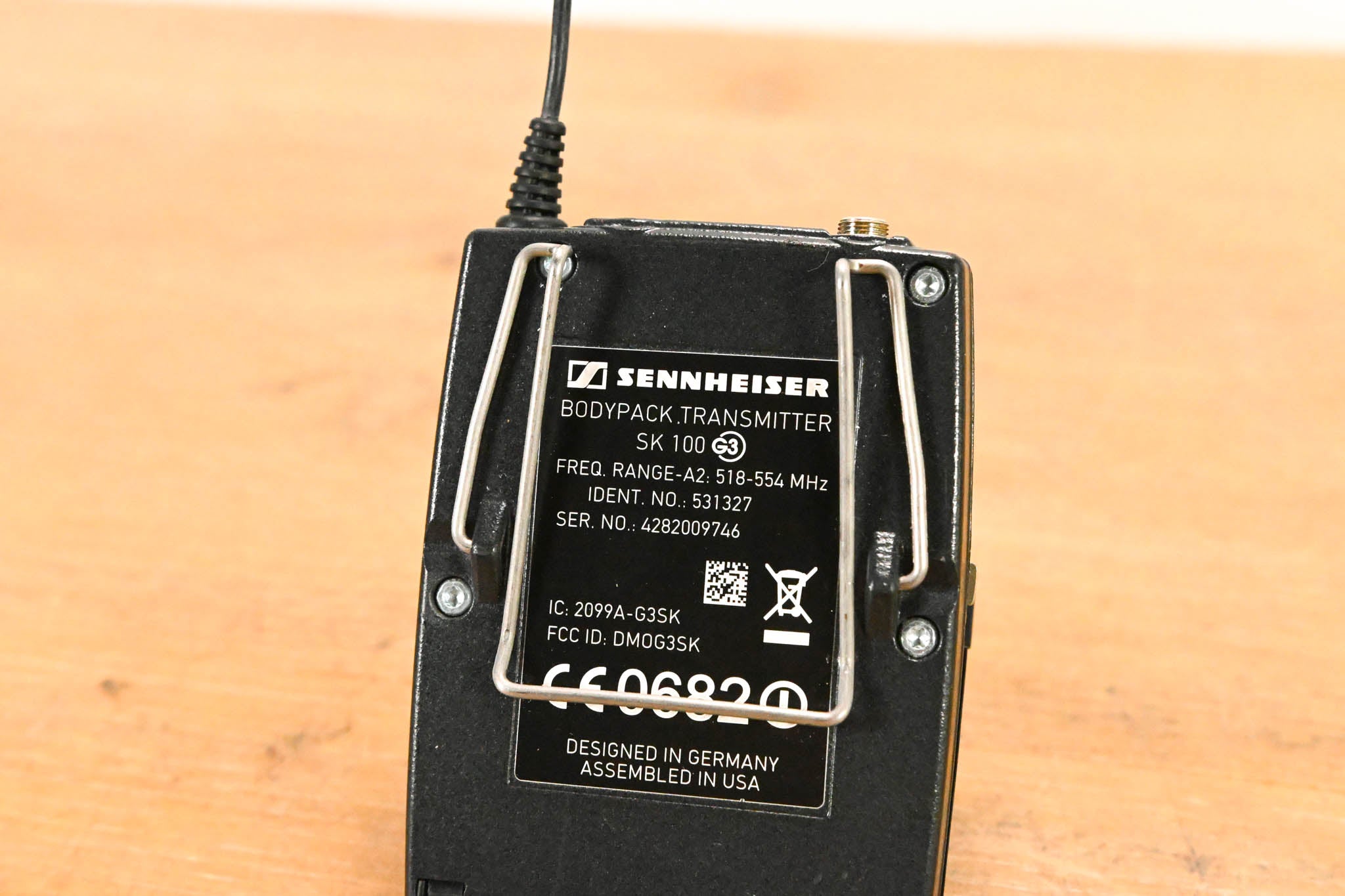 Sennheiser EM 100 G2 Receiver w/ SK 100 G3 Bodypack 518-554 MHz (NO PSU)