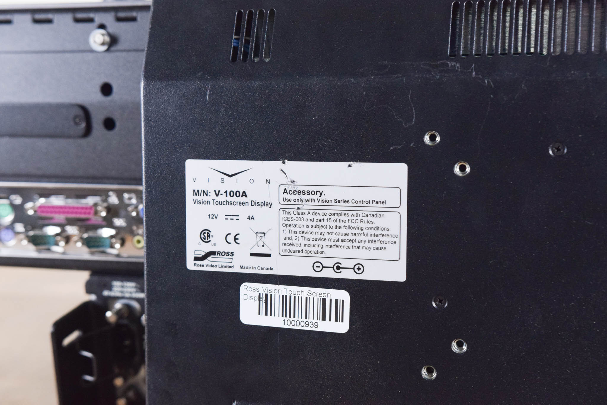 Ross Vision QMD 1 M/E Video Switcher with Vision 1 Panel