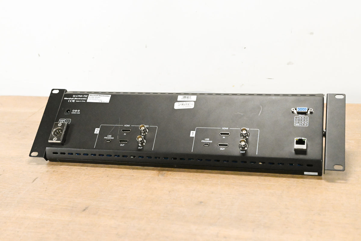 Marshall M-LYNX-702 V3.0 Dual 7" Rack Mount Monitor (NO POWER SUPPLY)