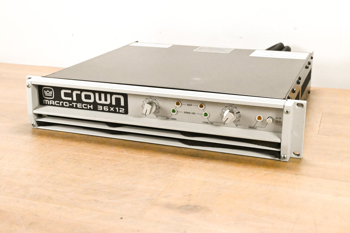 Crown Macro-Tech 36x12 2-Channel Power Amplifier