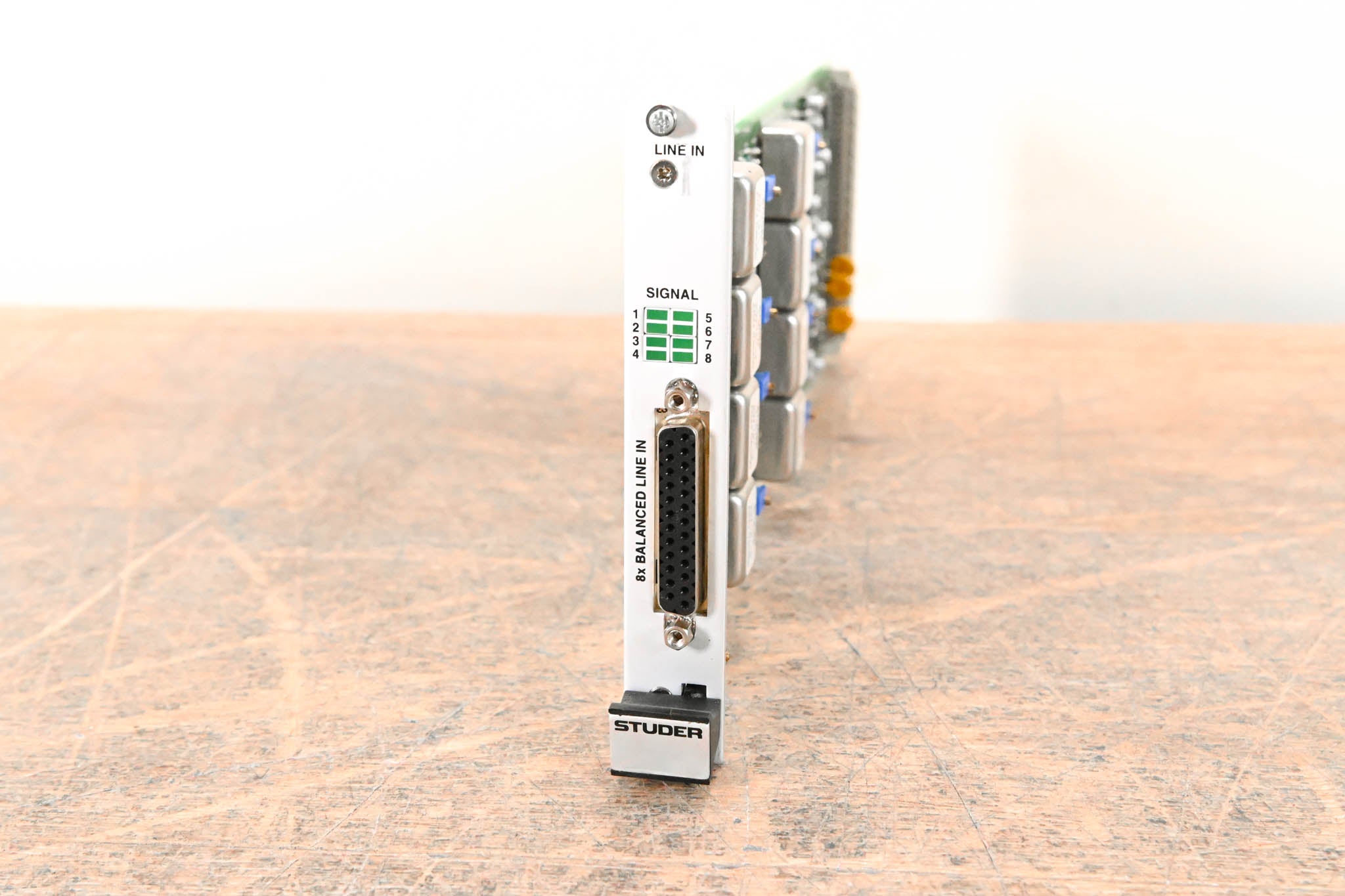 Studer 8-Channel Analog Line In Card for D21m & D23m Modular I/O Systems