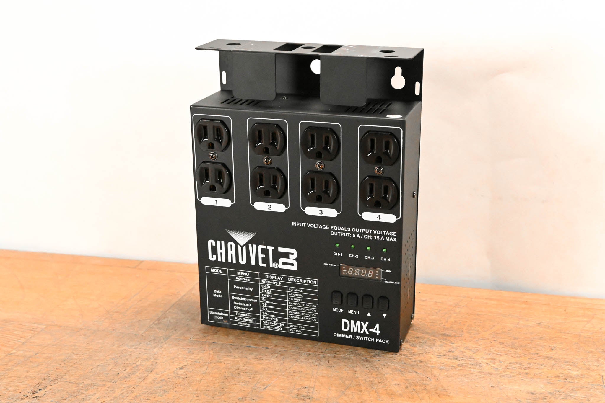 Chauvet DMX-4 4-Channel DMX Dimmer/Relay Pack