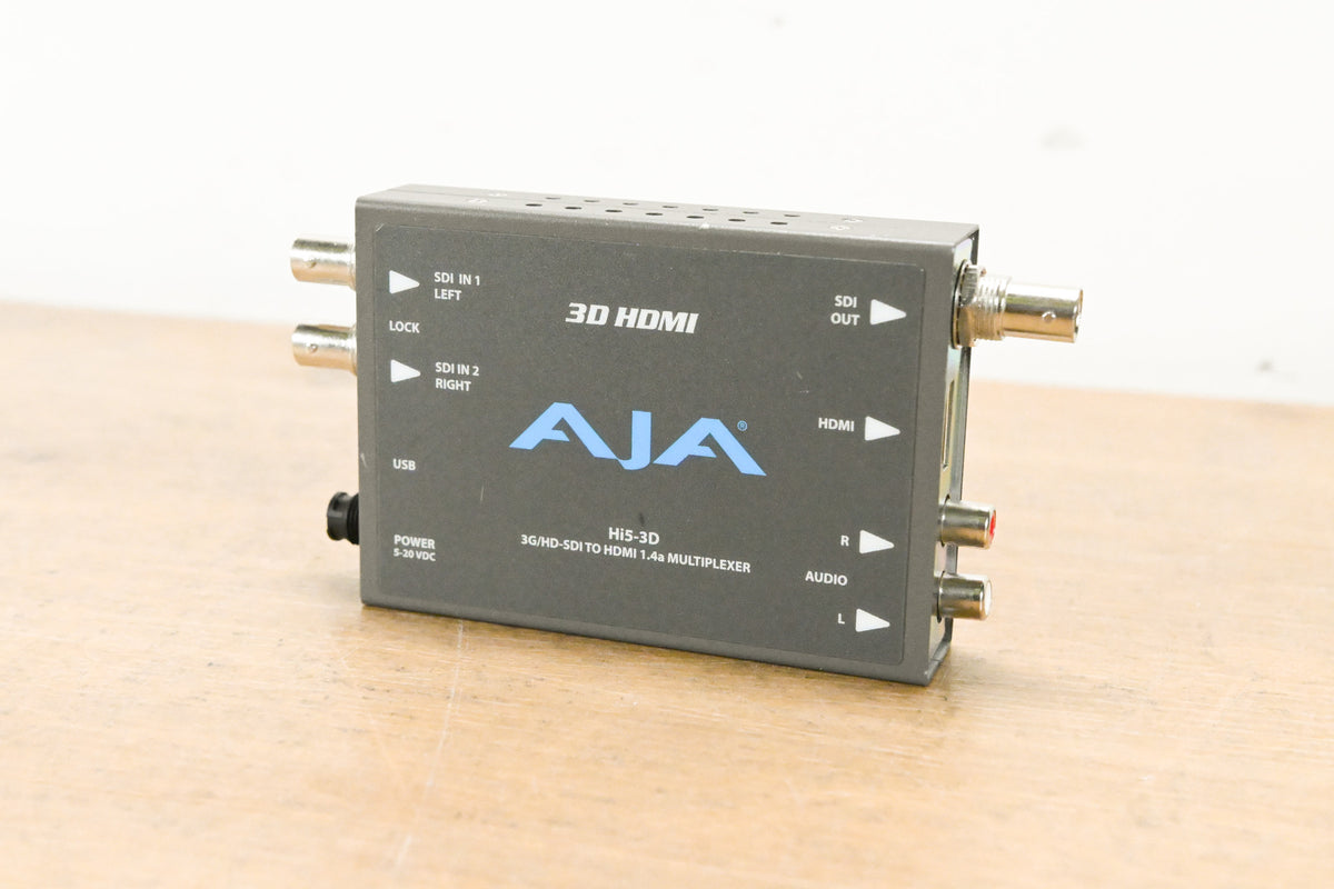 AJA Hi5-3D 3G/HD-SDI to HDMI 1.4a Multiplexer (NO POWER SUPPLY)