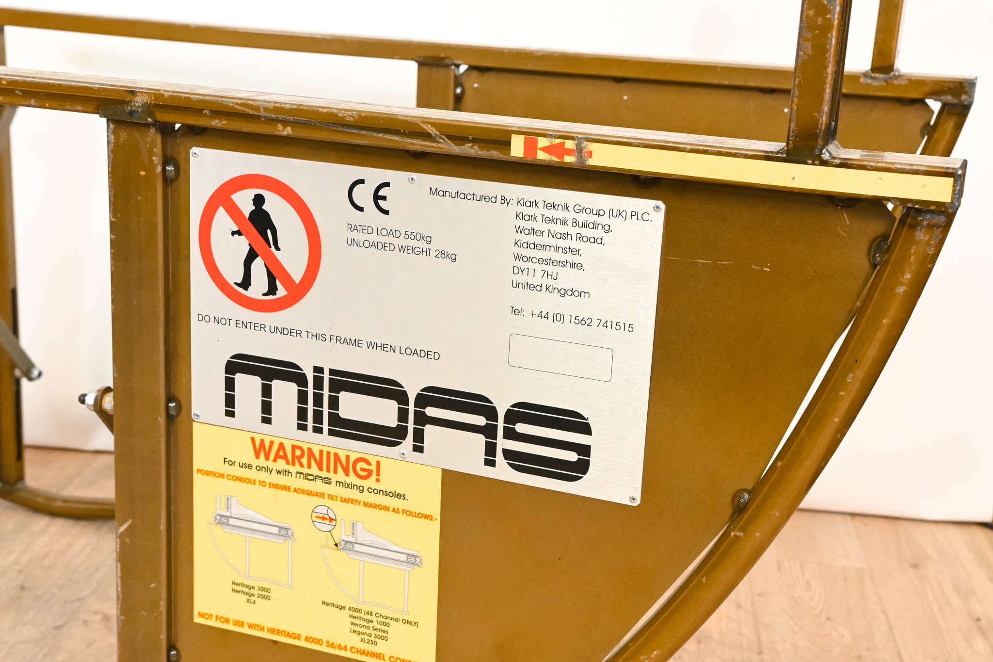 Midas Easy Tilt Mixing Console Stand