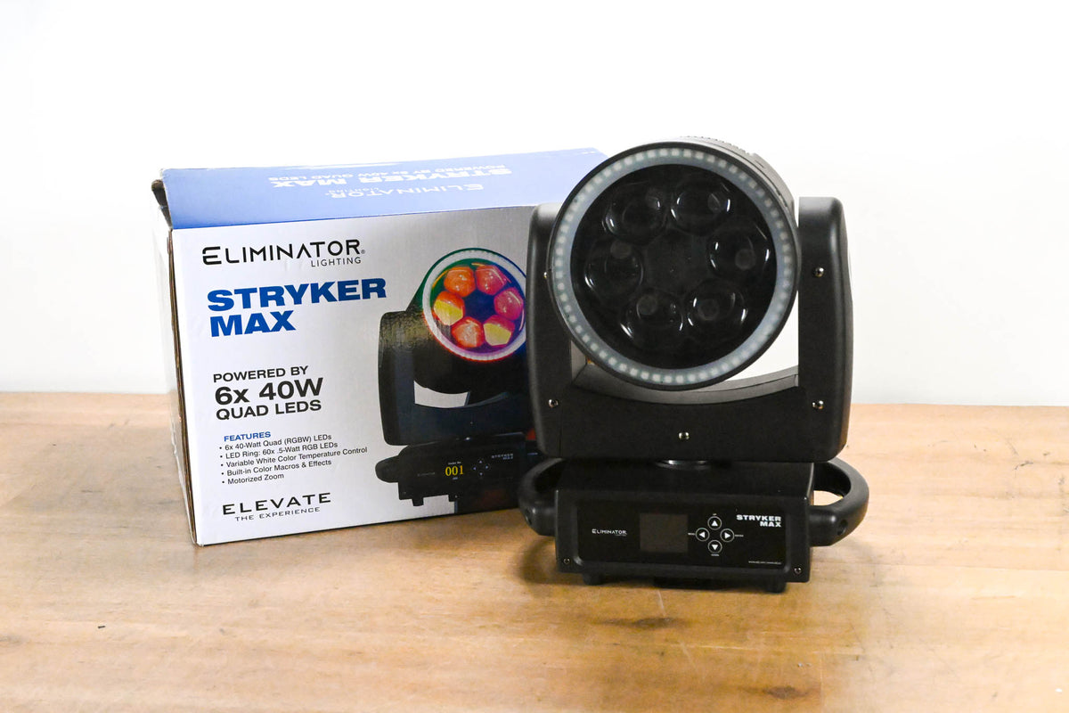 Eliminator Lighting Stryker Max RGBW LED Moving Head