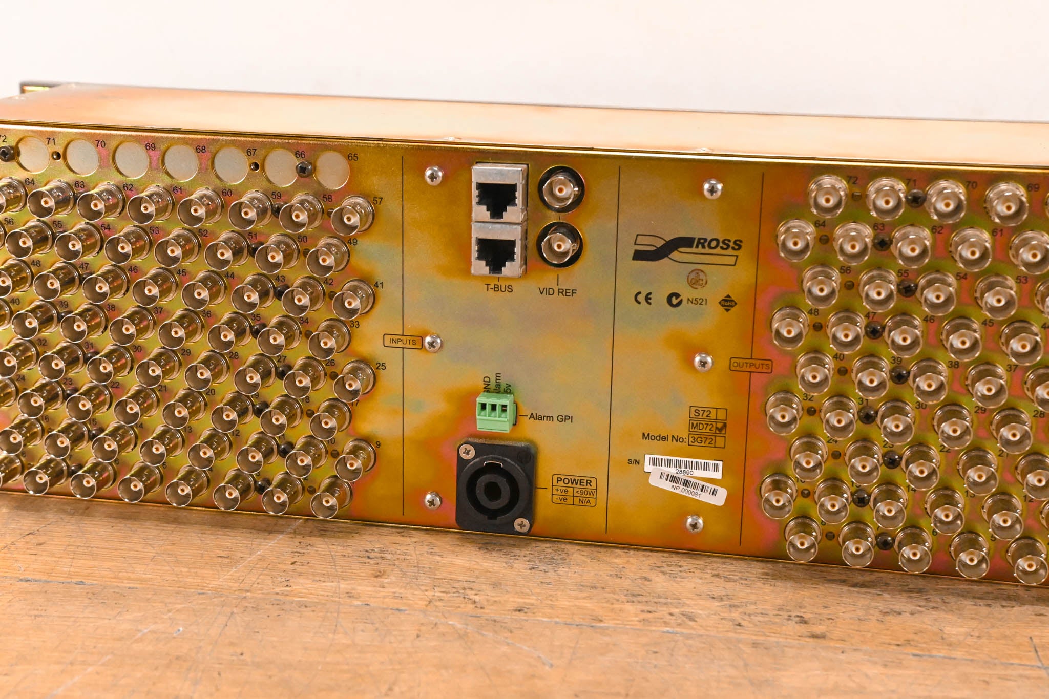 Ross NK-MD72 72 x 72 HD/SD Multi-Definition SDI Router (NO POWER SUPPLY)