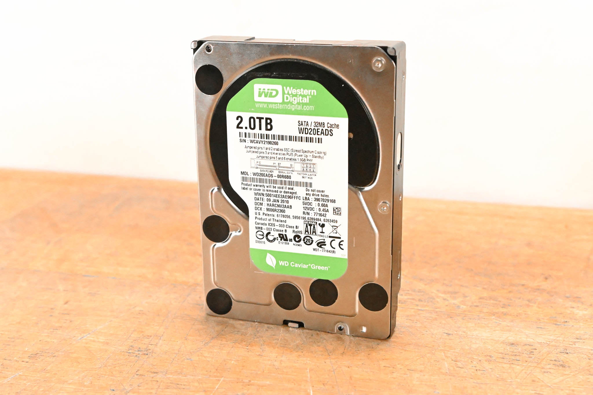Western Digital WD20EADS 2 TB Internal Hard Drive