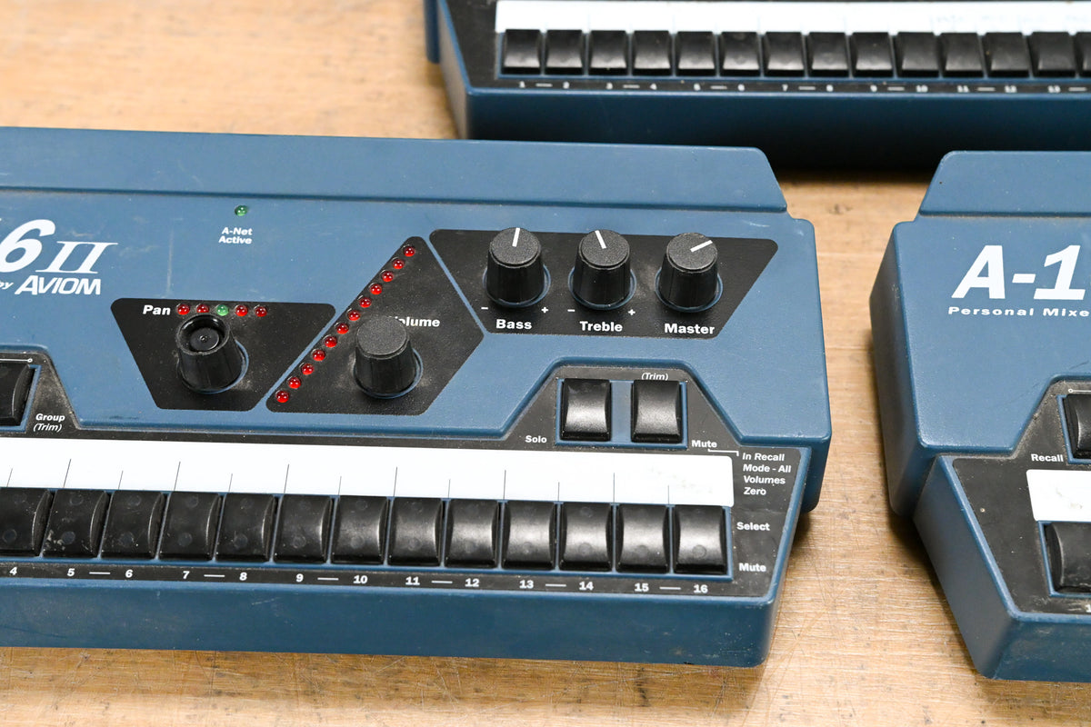 Aviom A-16II Personal Mixer (Pack of 3)