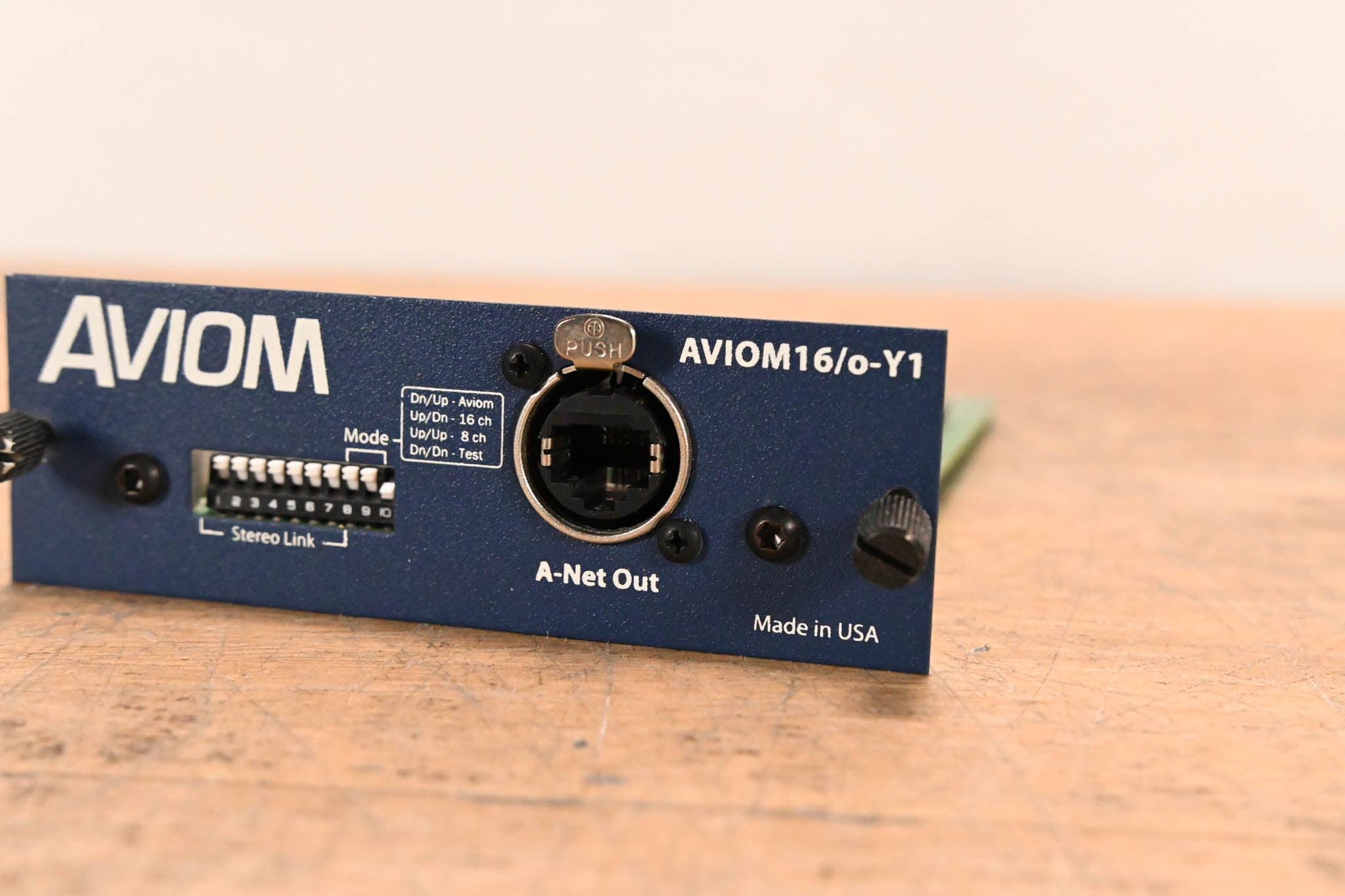 Aviom 16/o-Y1 A-Net Card for Yamaha Digital Products