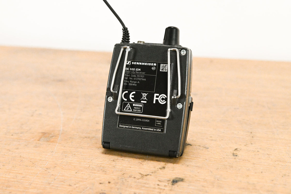 Sennheiser ew 300 IEM G3 Wireless IEM System - A Range NO POWER SUPPLY