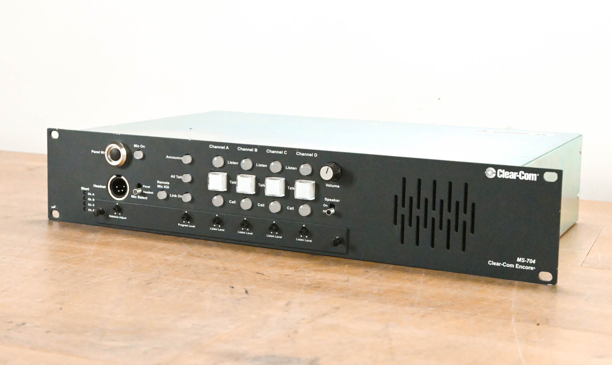 Clear-Com MS-704 2RU Four-Channel Main Station