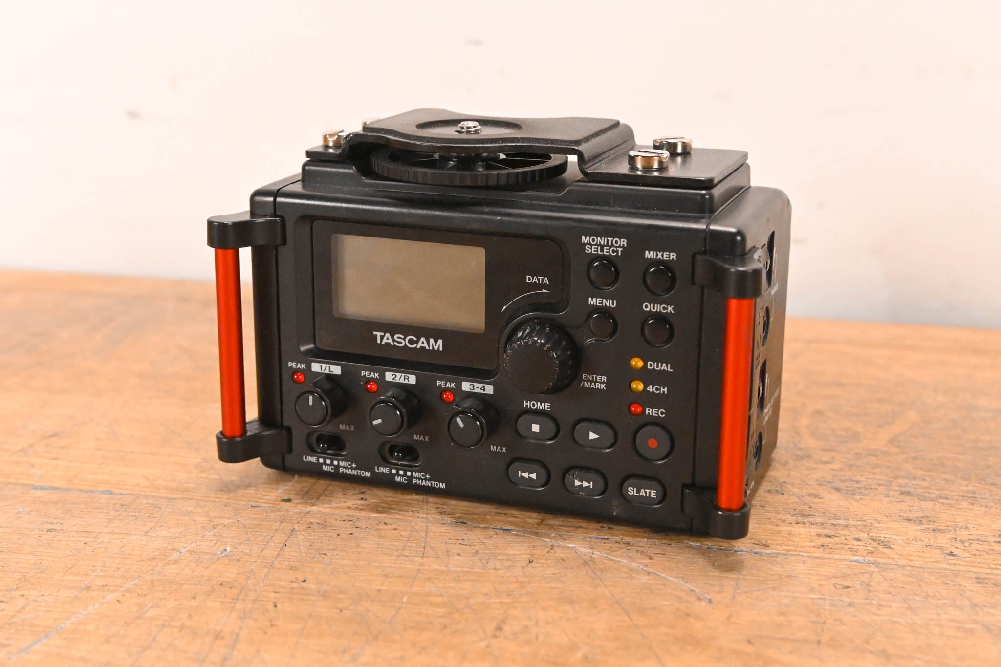 TASCAM DR-60DMKII 4-Track Audio Field Recorder and Mixer for Audio/Video