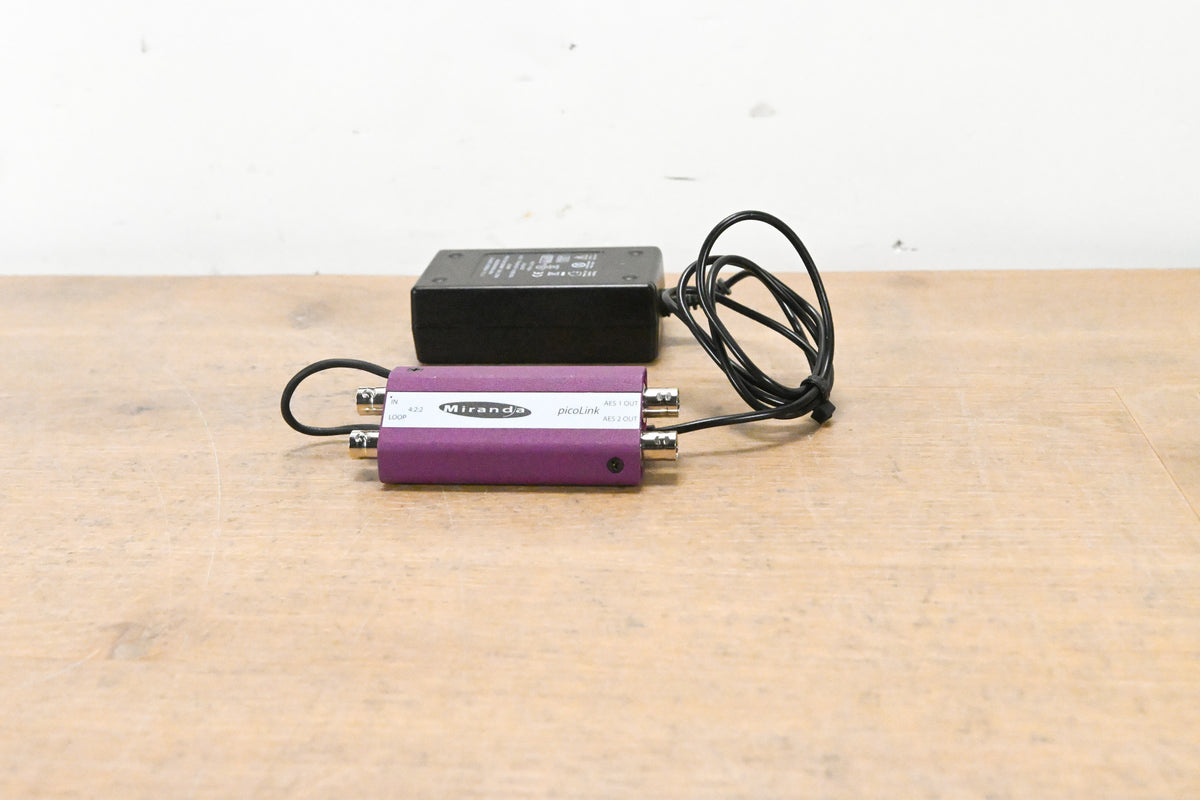 Miranda picoLink ADX-172p/75 SDI to Dual AES/EBU Audio De-Embedder
