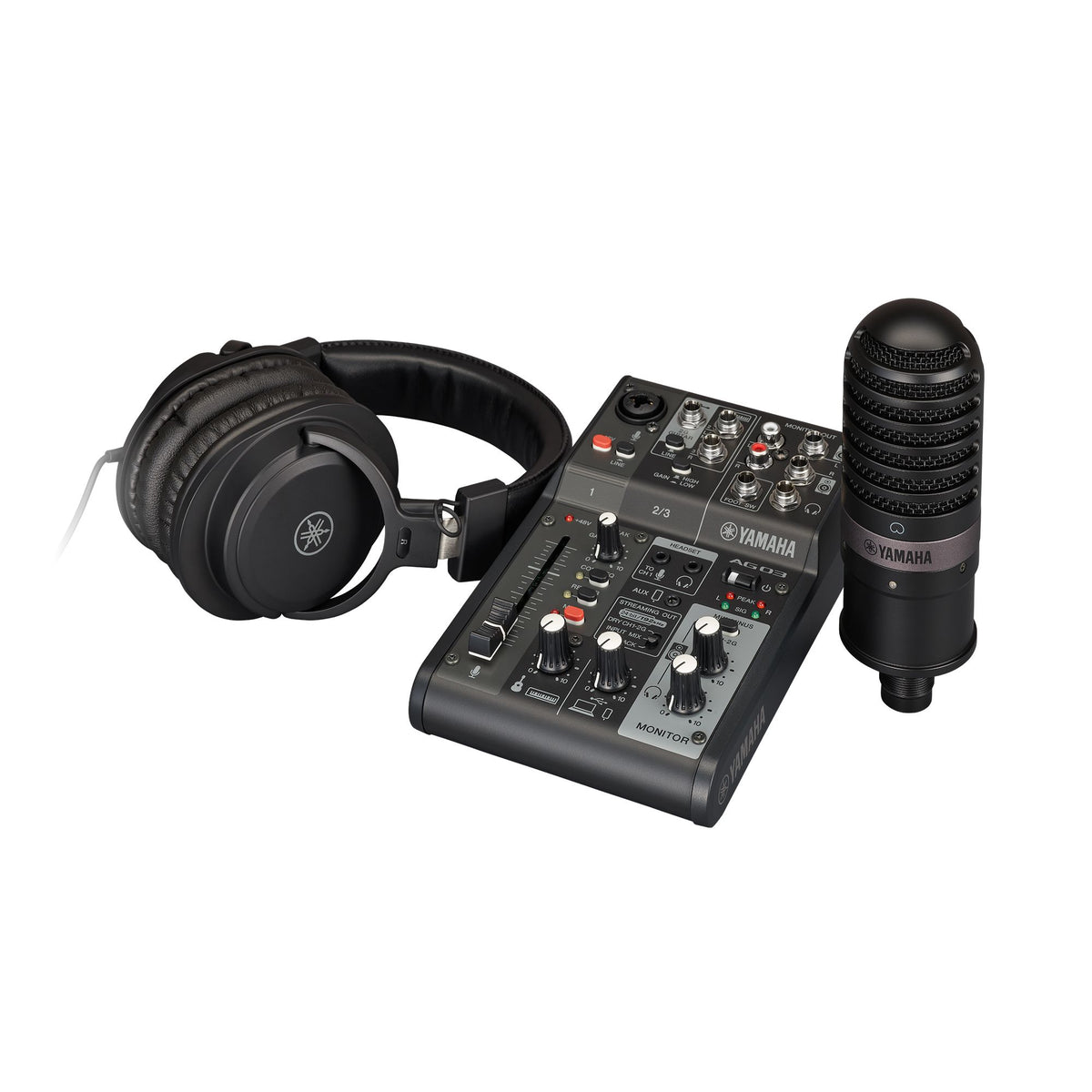 Yamaha AG03MK2 Live Streaming Pack - Black