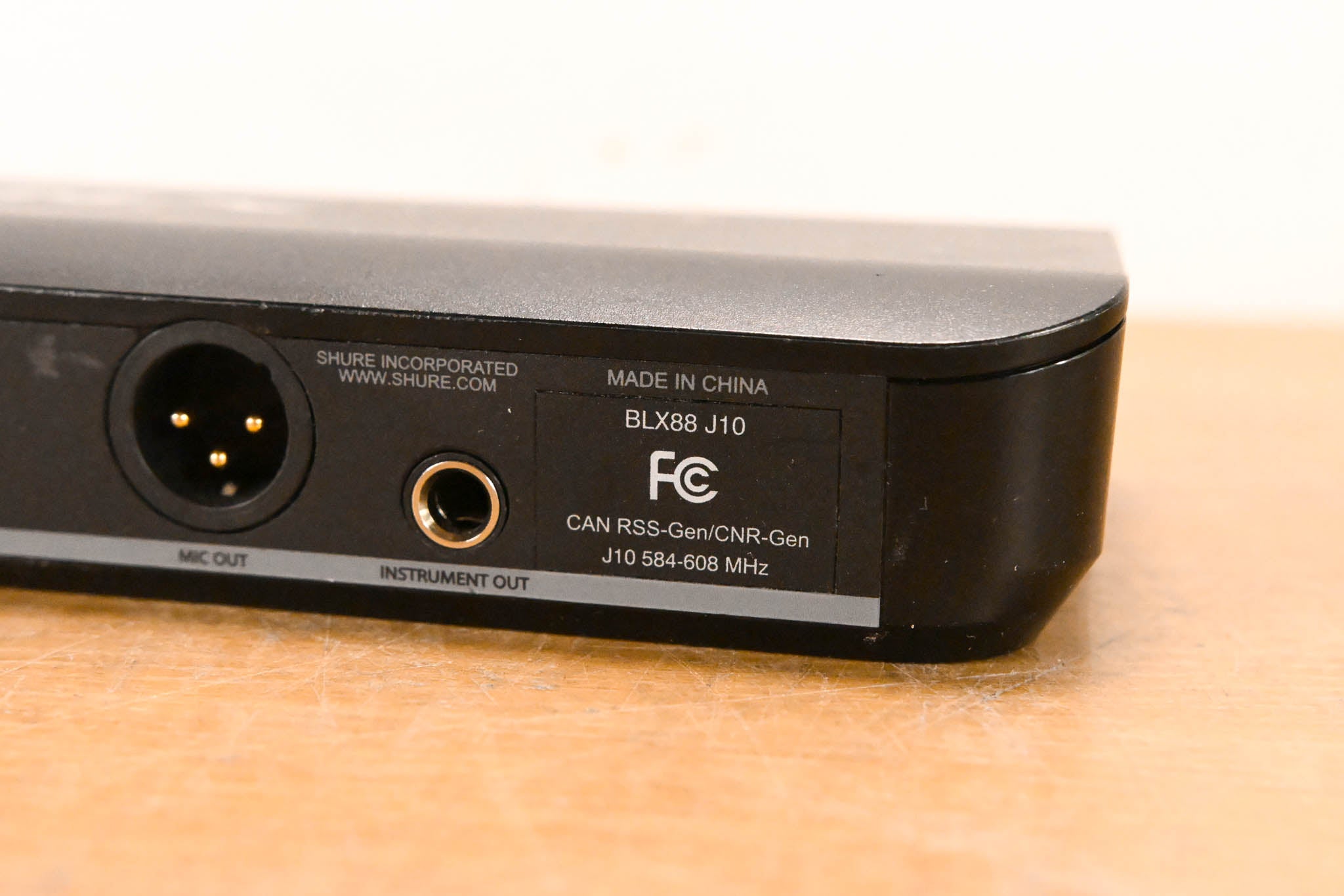 Shure BLX88 Receiver with BLX2/PG58 Transmitter - J10 (NO POWER SUPPLY)