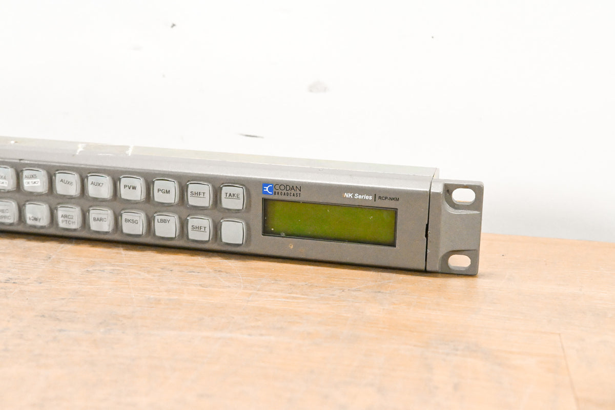 Codan Broadcast RCP-NKM 1RU Remote Control Panel (NO POWER SUPPLY)
