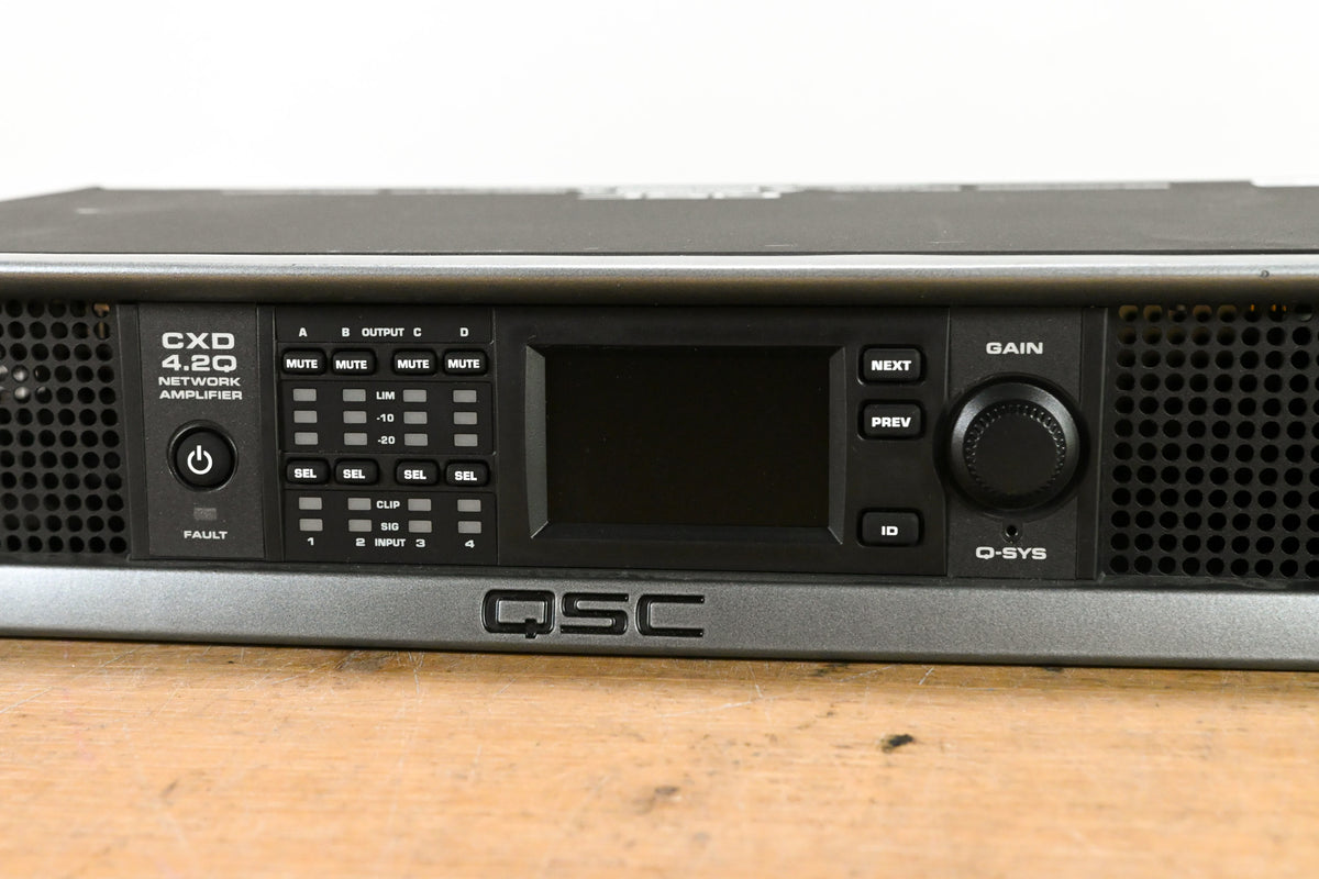 QSC CXD4.2Q 4-Channel, 2000W Network Amplifier