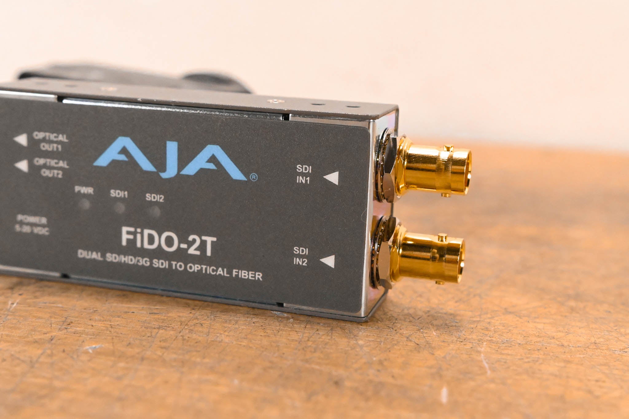 AJA FIDO-2T Dual-Channel SD/HD/3G SDI to Optical Fiber Transmitter
