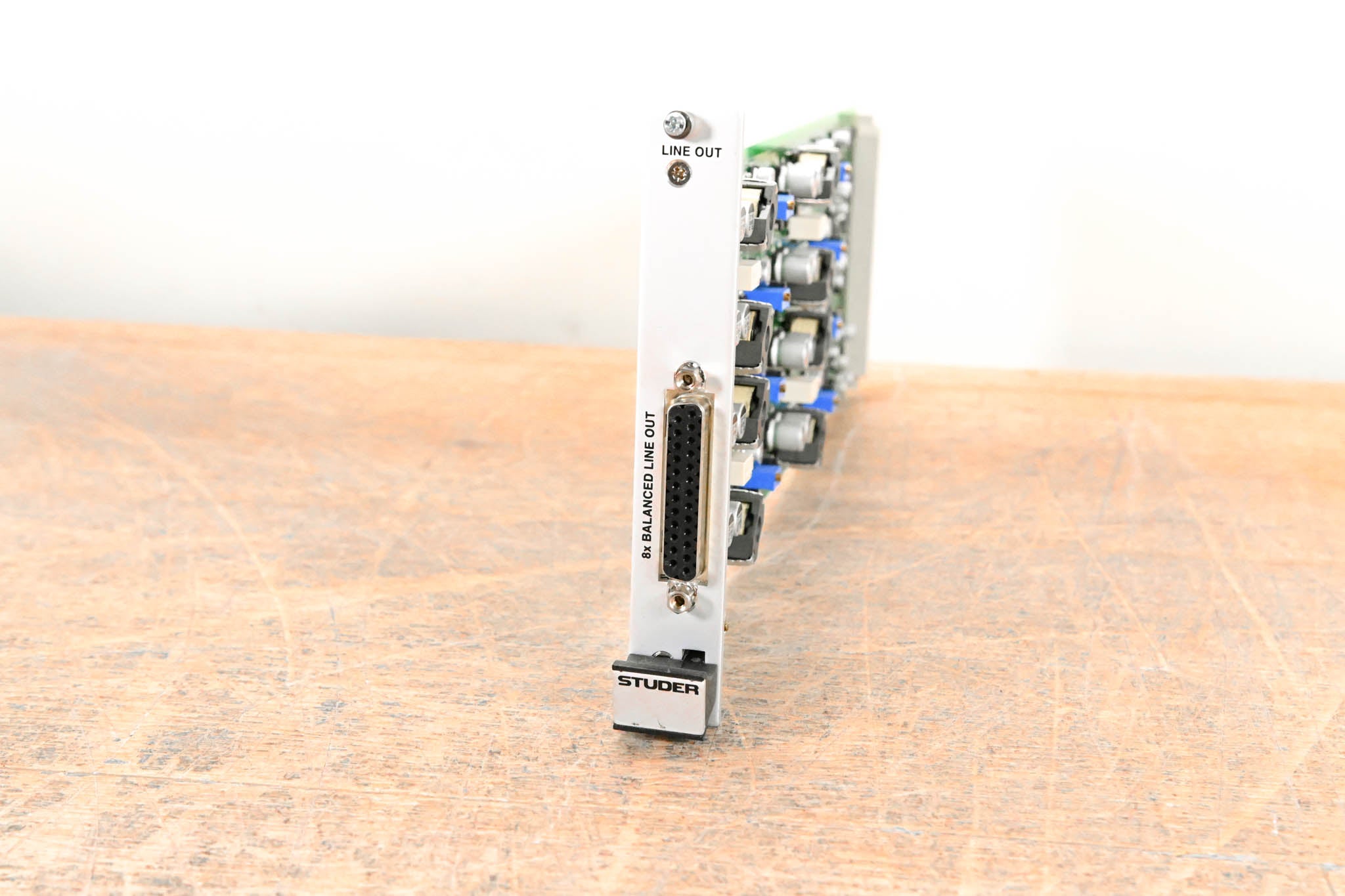 Studer 8-Channel Analog Line Out Card for D21m & D23m Modular I/O System