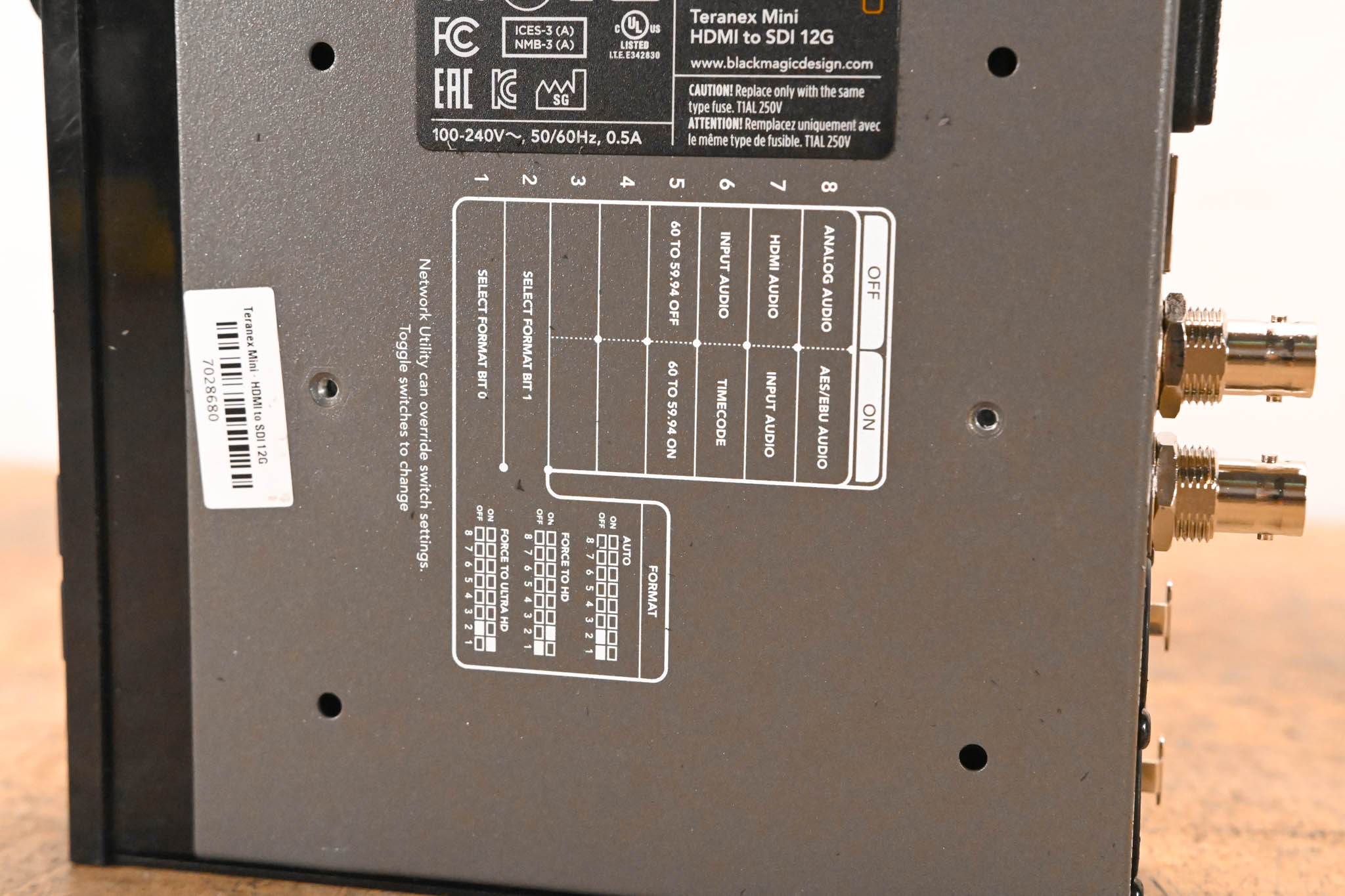 Blackmagic Design Teranex Mini HDMI to SDI 12G w/ Smart Panel