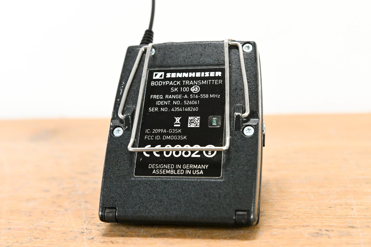 Sennheiser ew 100 G3 Bodypack Transmitter/Receiver A Range: 516-558 MHz